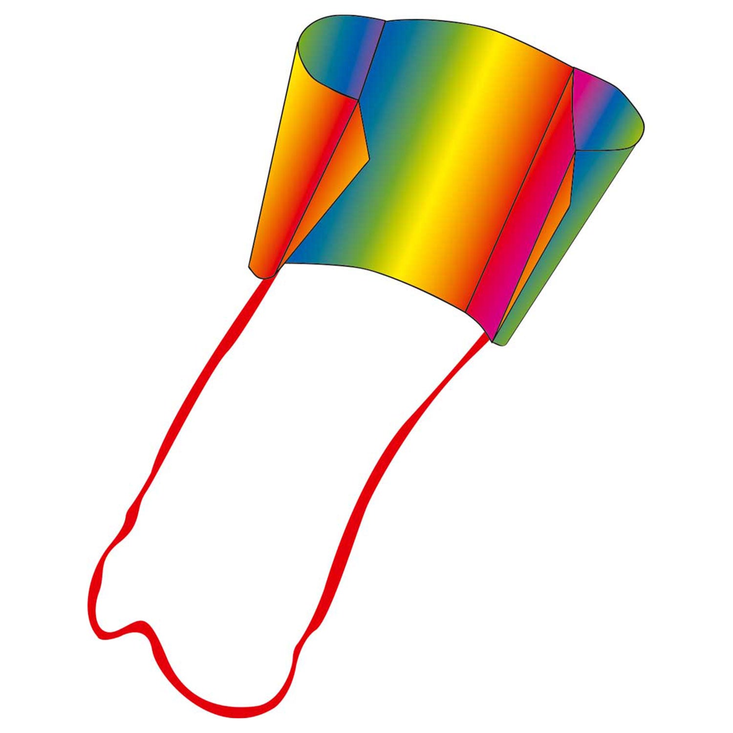 HQ Pocket Sled Kinderdrachen – Stabloser Taschendrachen für Kinder ab 5 Jahren | Leicht zu fliegen & sofort startklar