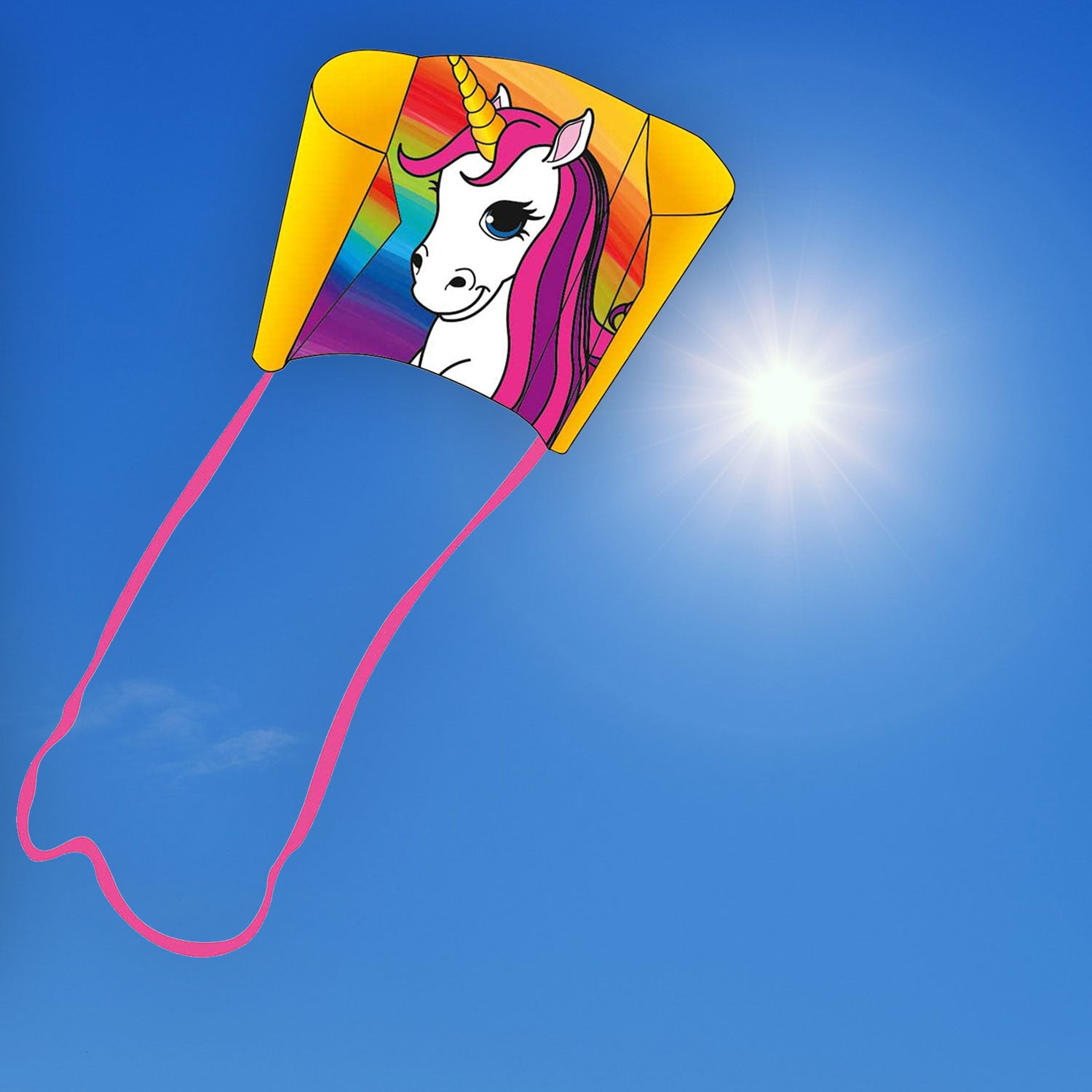 HQ Pocket Sled Kinderdrachen – Stabloser Taschendrachen für Kinder ab 5 Jahren | Leicht zu fliegen & sofort startklar