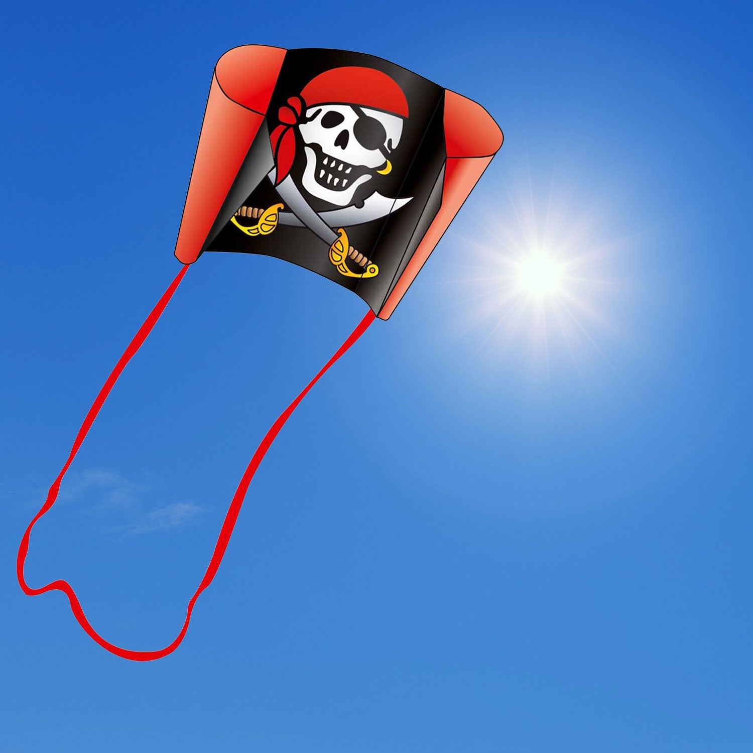 HQ Pocket Sled Kinderdrachen – Stabloser Taschendrachen für Kinder ab 5 Jahren | Leicht zu fliegen & sofort startklar