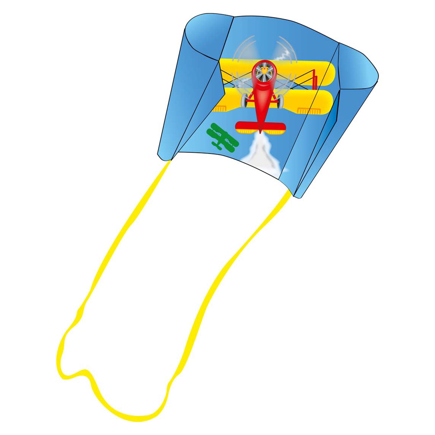 HQ Pocket Sled Kinderdrachen – Stabloser Taschendrachen für Kinder ab 5 Jahren | Leicht zu fliegen & sofort startklar