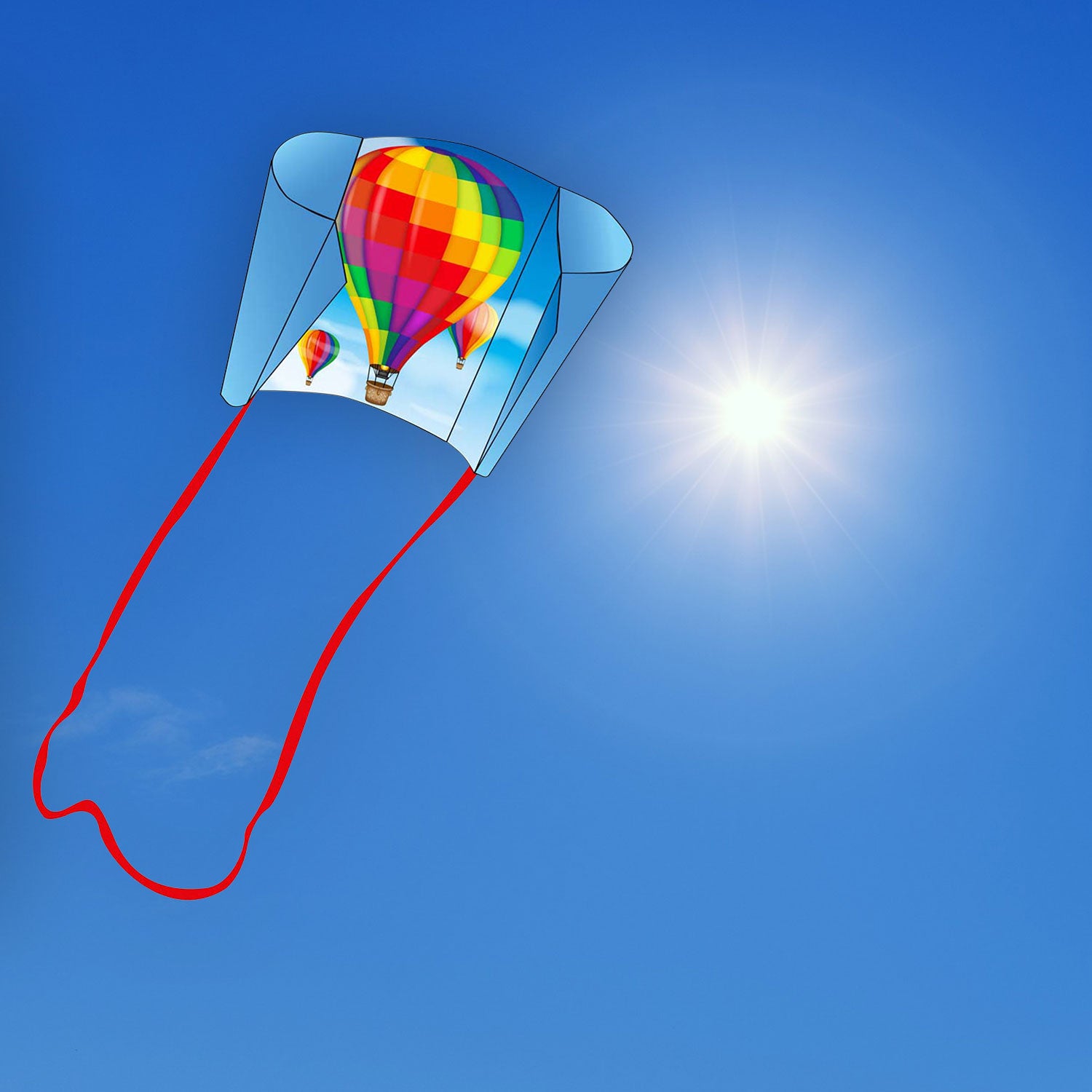 HQ Pocket Sled Kinderdrachen – Stabloser Taschendrachen für Kinder ab 5 Jahren | Leicht zu fliegen & sofort startklar