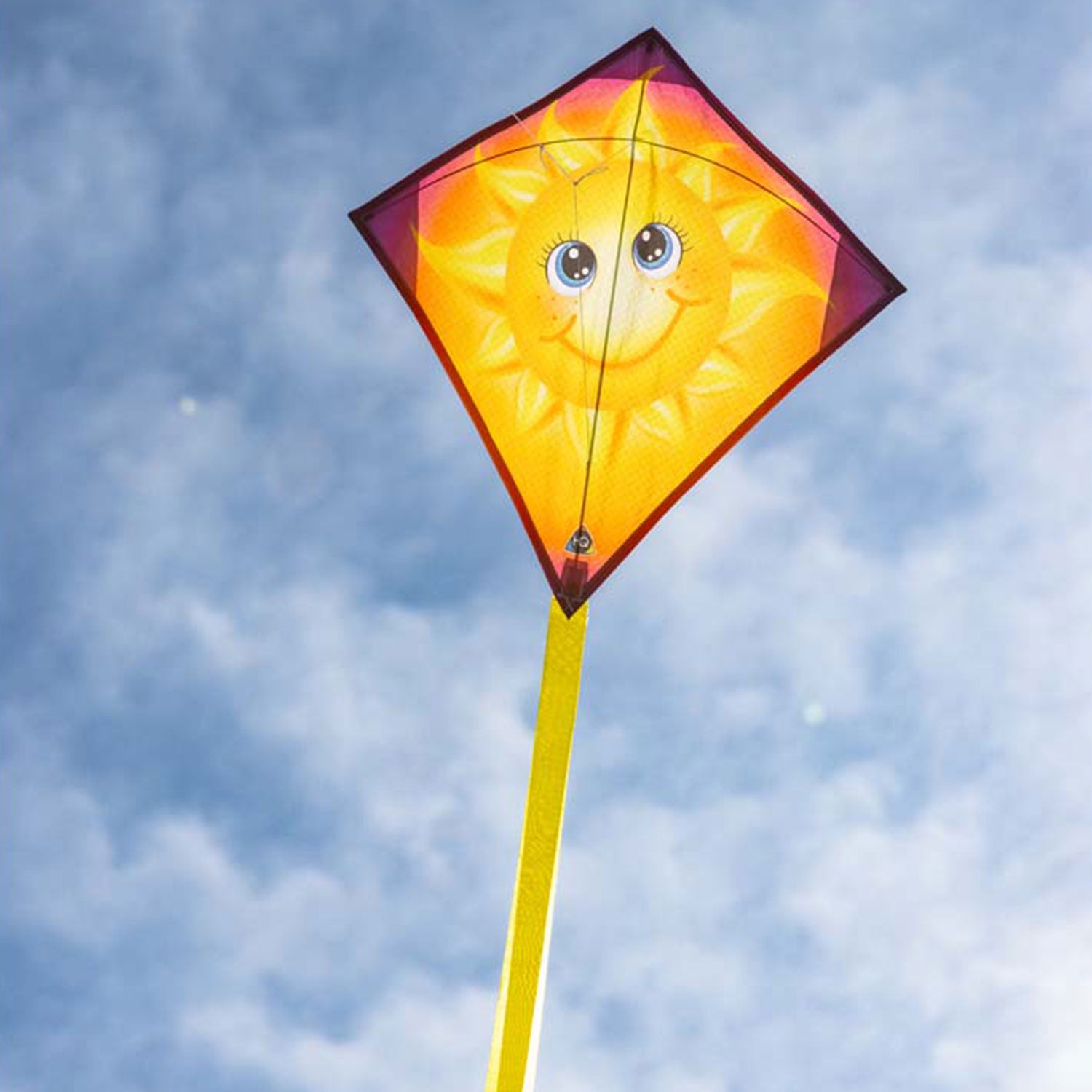 Kinderdrachen HQ Mini Eddy | kleiner Kinderdrache 40 cm flugfertig montiert | Drachen für Kleinkinder