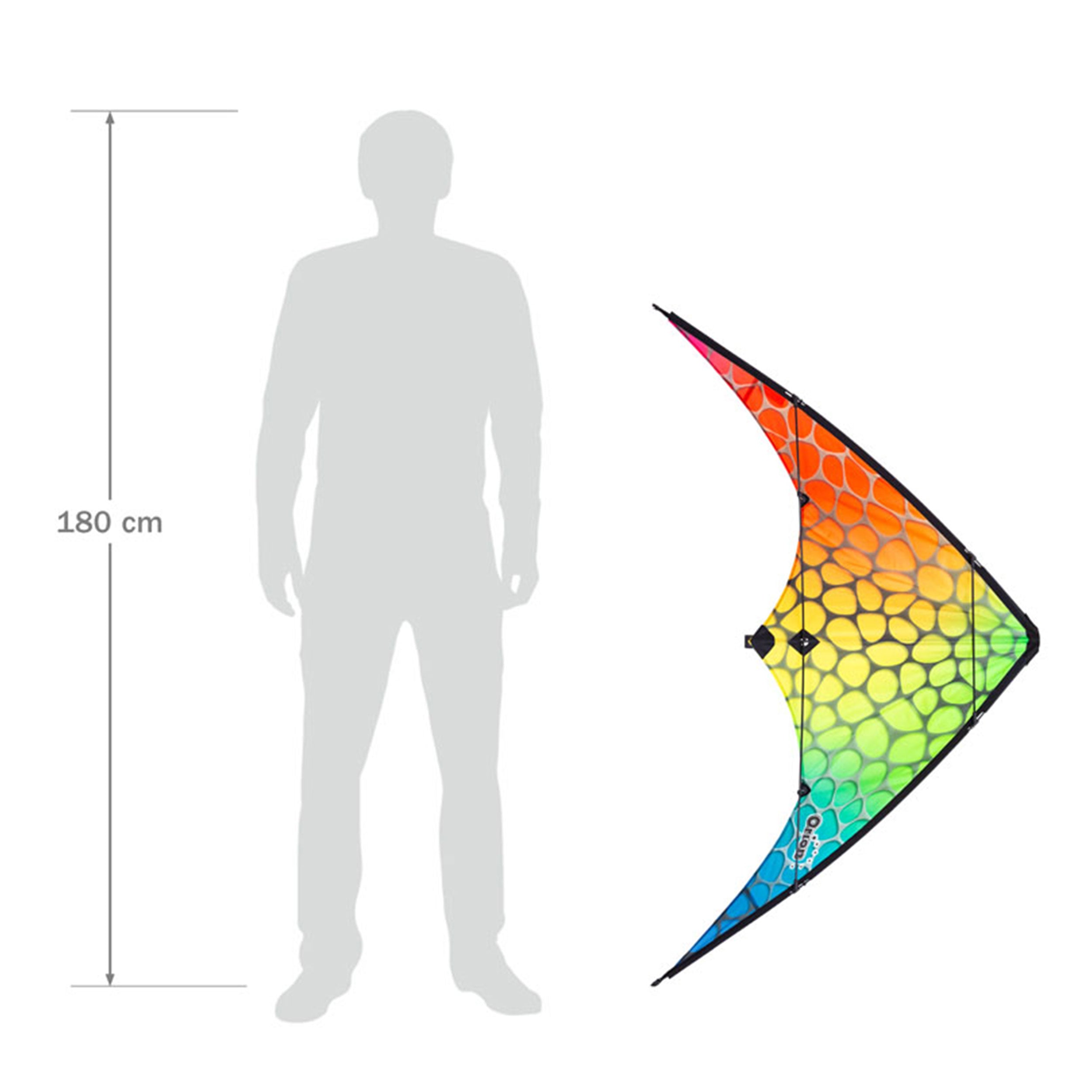HQ Kinderdrachen Zweileiner Lenkdrachen HQ Orion Gradient Mesh 140 cm
