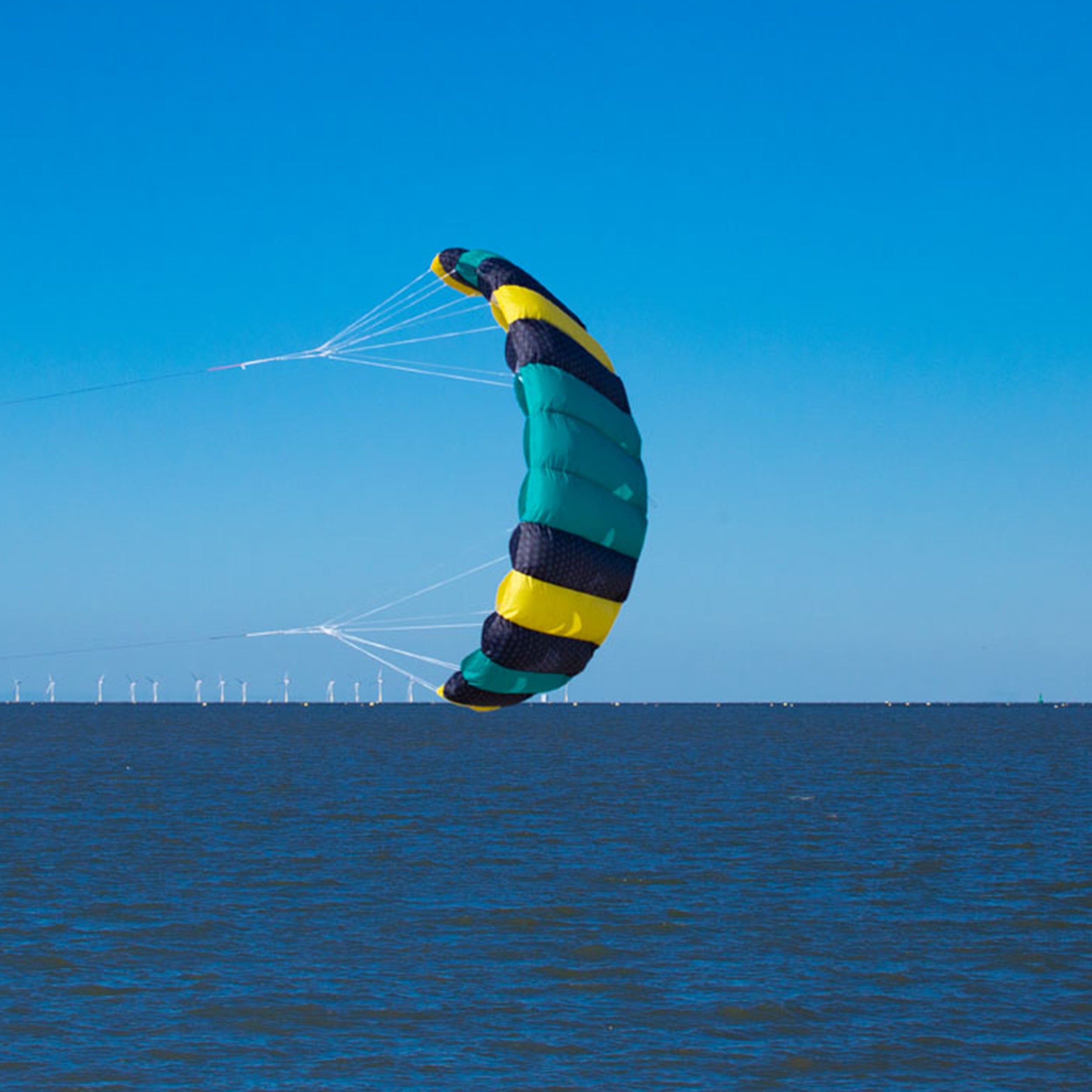 HQ Lenkmatte HQ Symphony Beach III 2.2 Aqua Ready to Fly Lenkmatte 2 Leiner Kite Matte