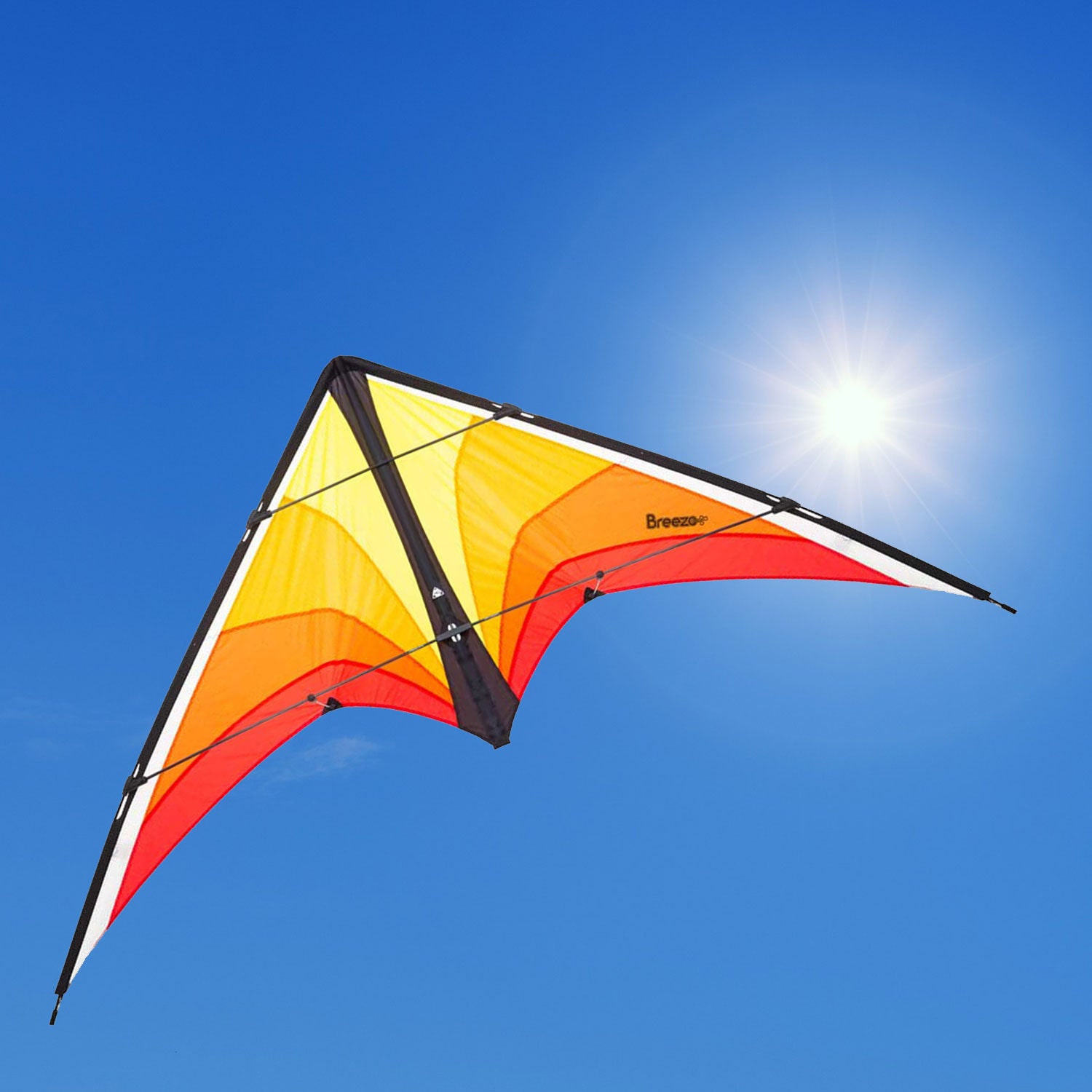 HQ Kinderdrachen Zweileiner Lenkdrachen HQ Breezo Blaze R2F 170 cm