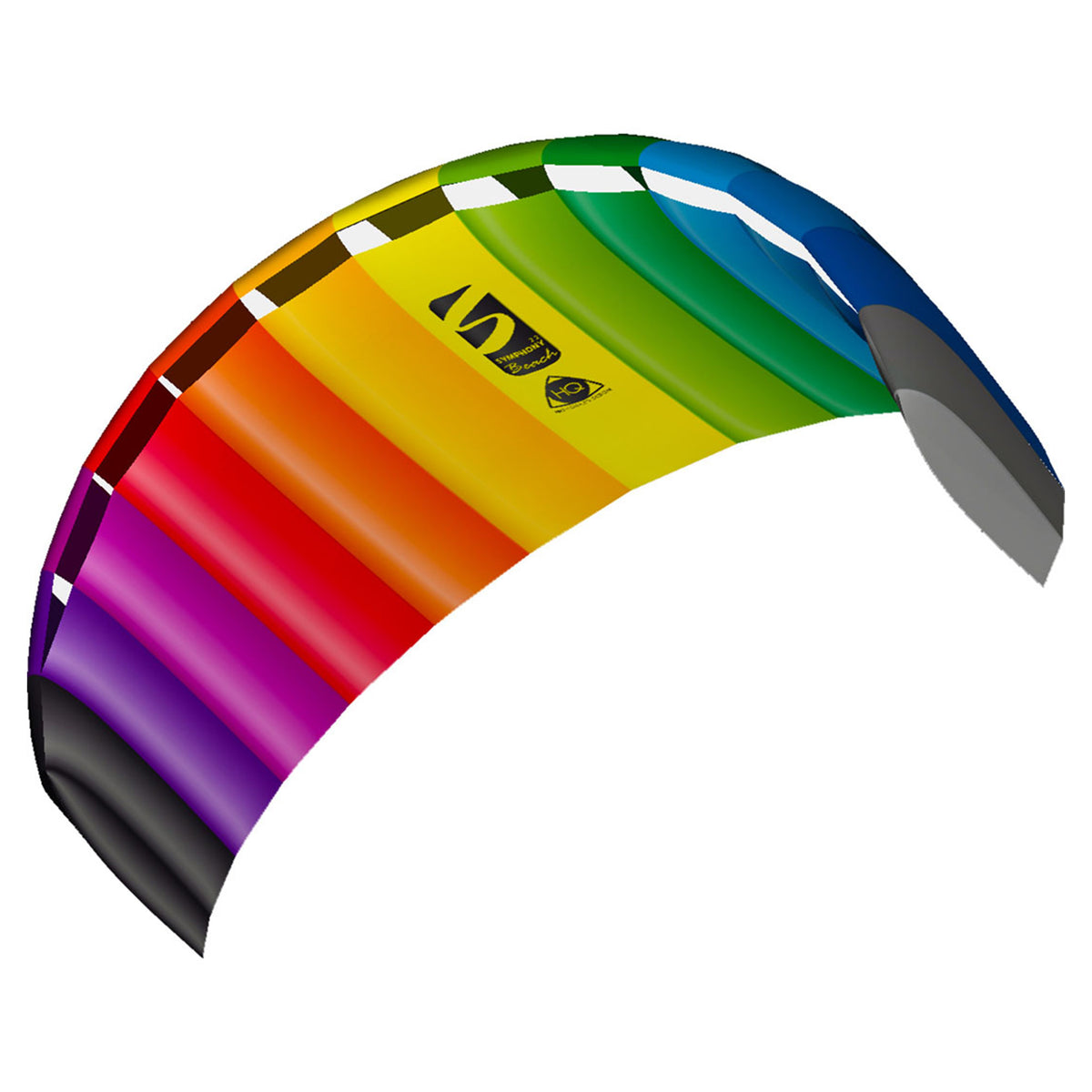 HQ Lenkmatte HQ Symphony Beach III 2.2 Rainbow Ready to Fly Lenkmatte 2 Leiner Kite Matte