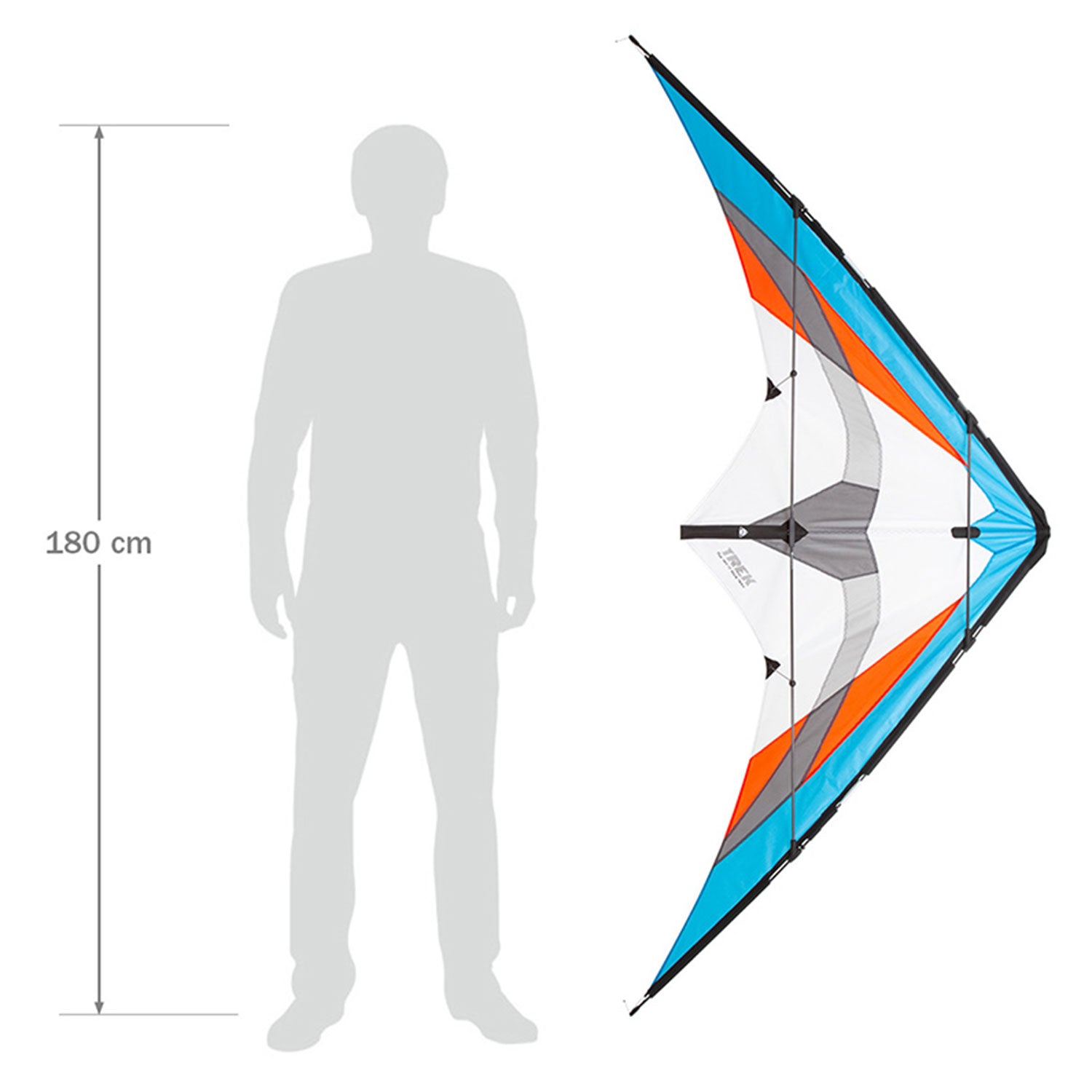 HQ Lenkdrachen HQ Trek 197 cm Allround Drachen