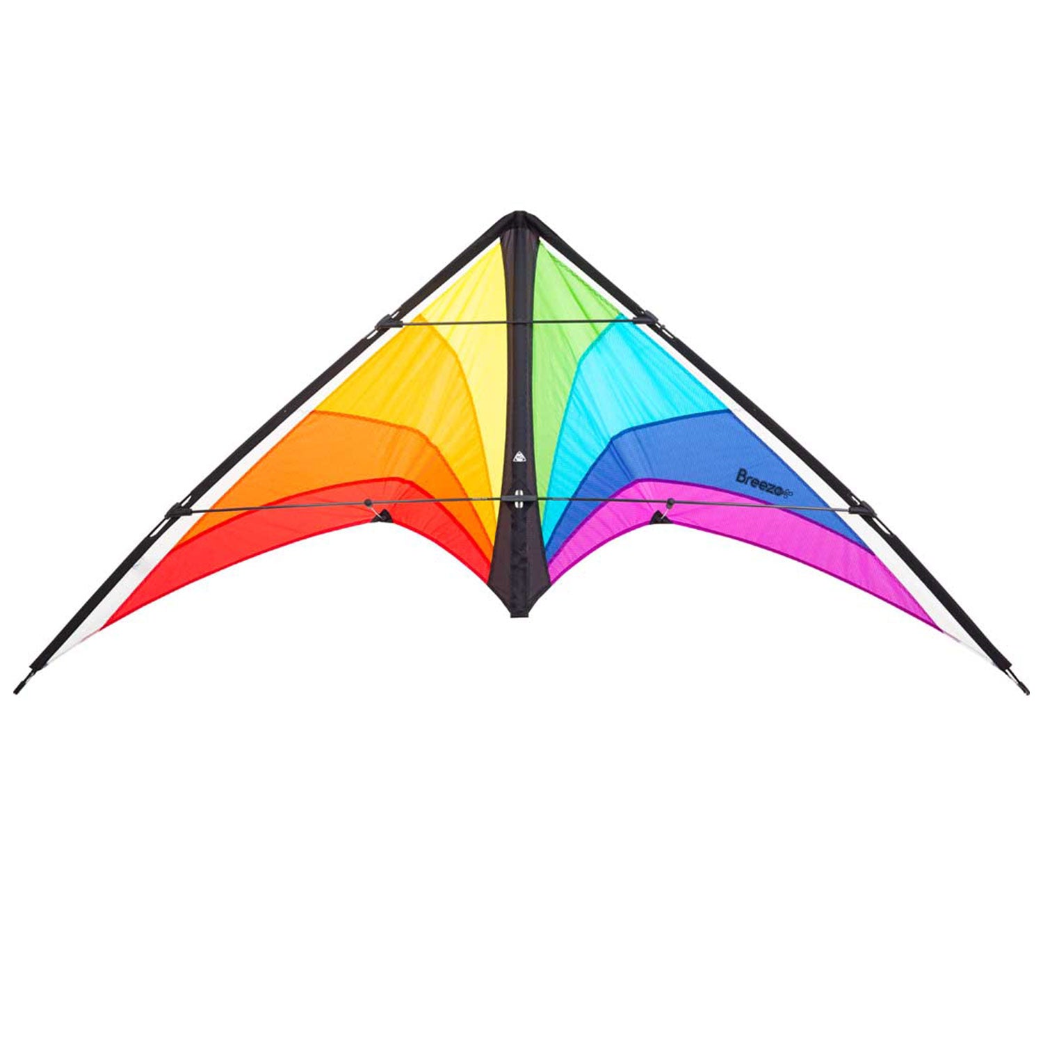 HQ Kinderdrachen Zweileiner Lenkdrachen HQ Breezo Rainbow R2F 170 cm