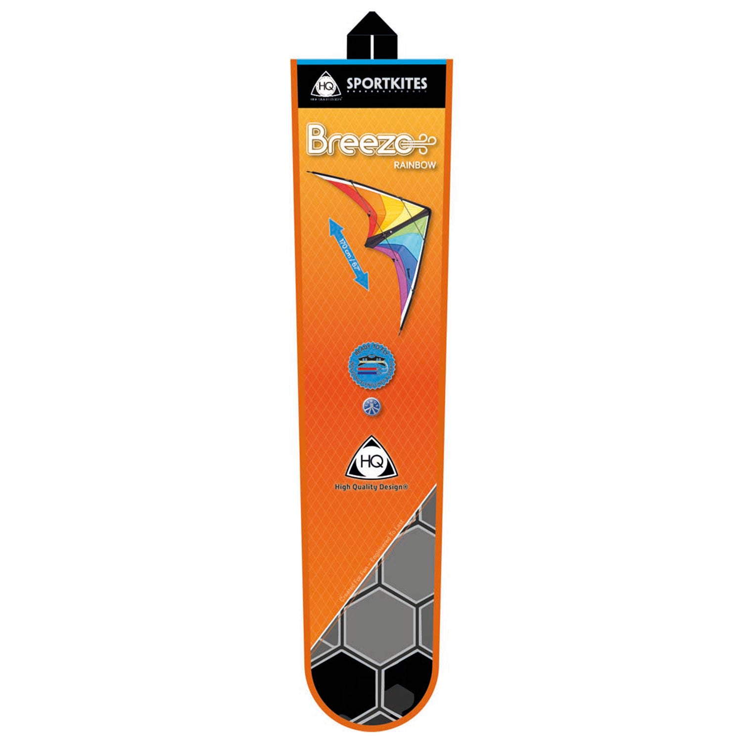 HQ Kinderdrachen Zweileiner Lenkdrachen HQ Breezo Blaze R2F 170 cm