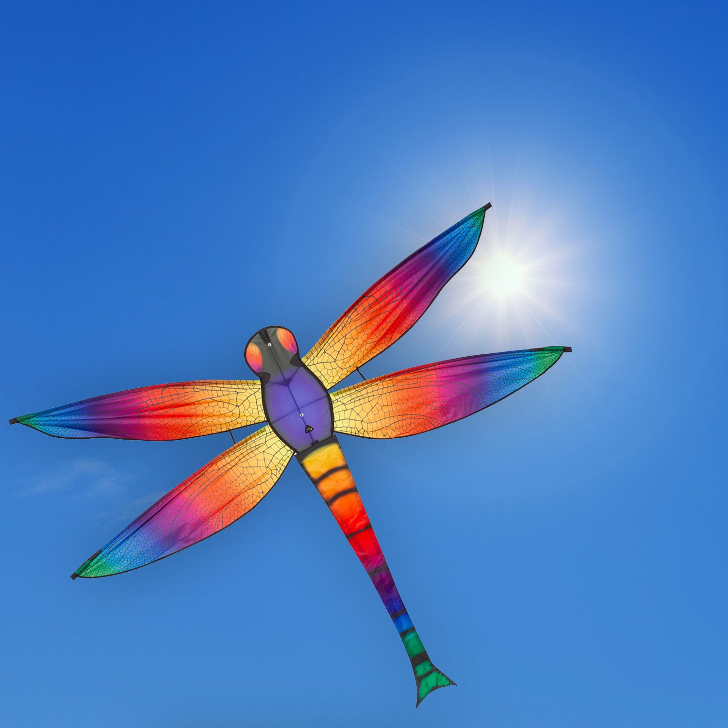 HQ Kinderdrachen Einleiner Drachen HQ Dazzling Dragonfly Kite 140 cm Flugdrache
