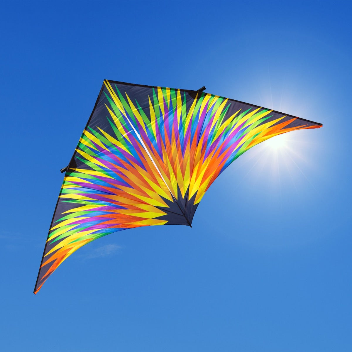 HQ Kinderdrachen Einleiner Drachen HQ Delta Fireworks 4 m Flugdrache