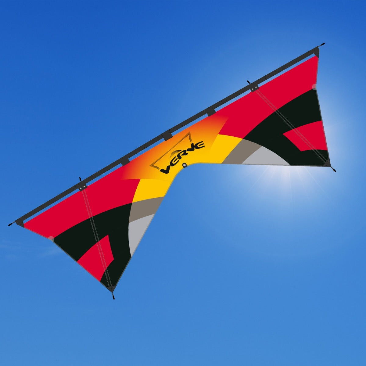 HQ Vierleiner Lenkdrachen HQ Verve Blaze 252 cm Drachen Quad Flugdrachen