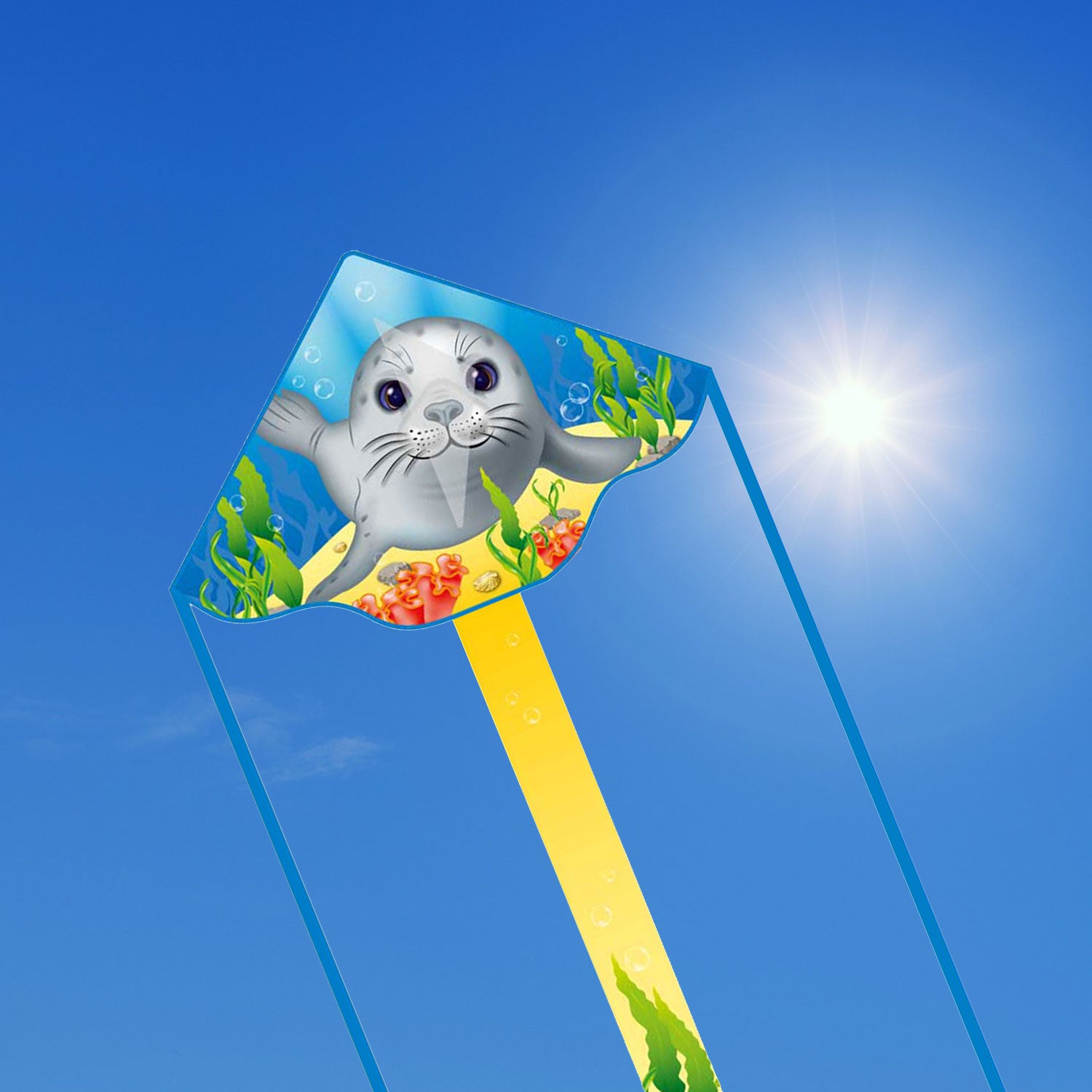 HQ Kinderdrachen Einleiner HQ Simple Flyer Seal 120 cm