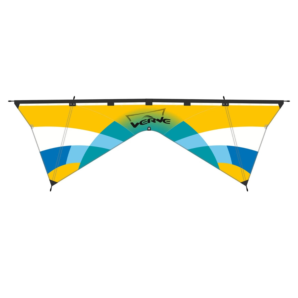 HQ Vierleiner Lenkdrachen HQ Verve Aqua 252 cm Drachen Quad Flugdrachen