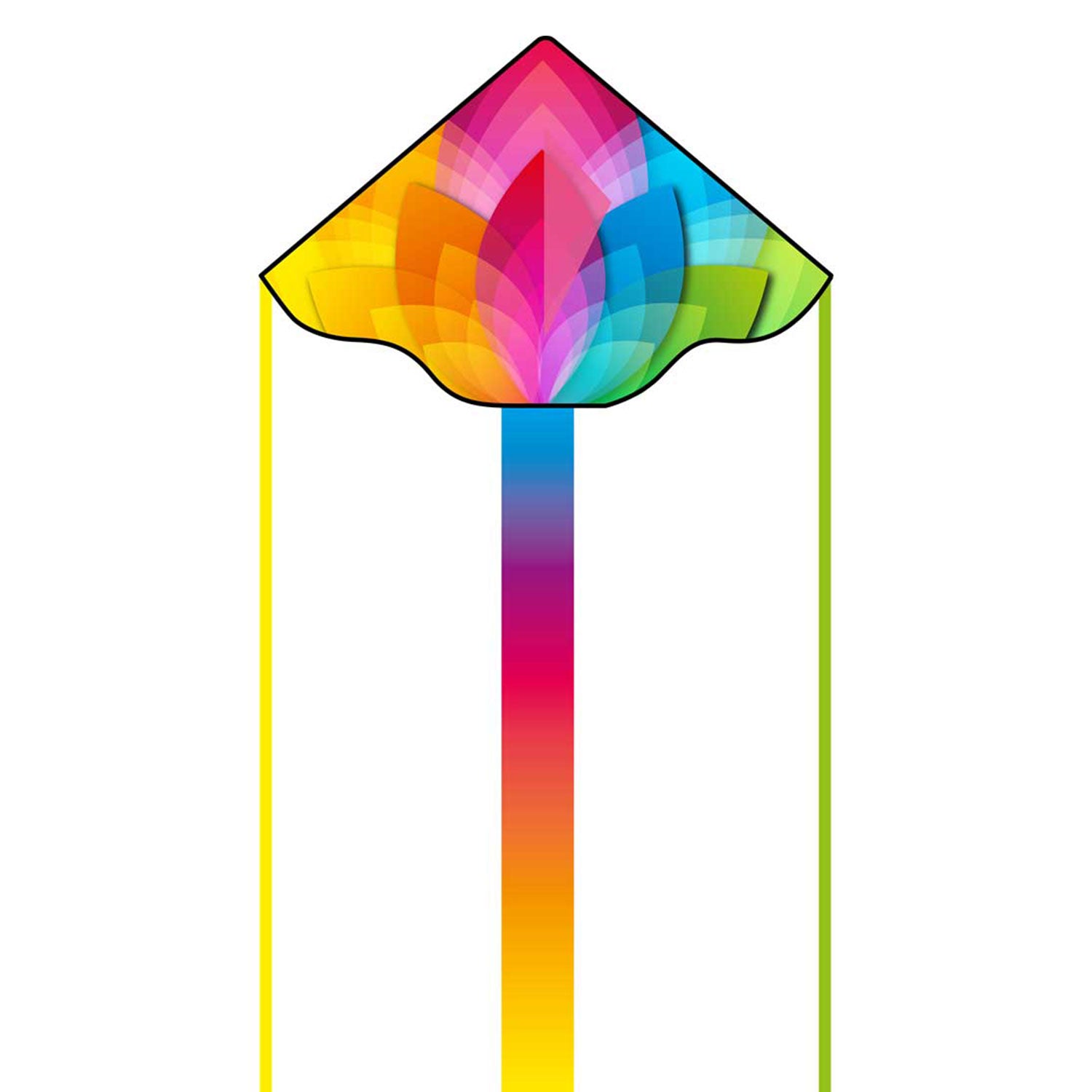 Aquilone Per Bambini HQ Simple Flyer 85 Rainbow 102130 Rainbow 85 X 42 Cm