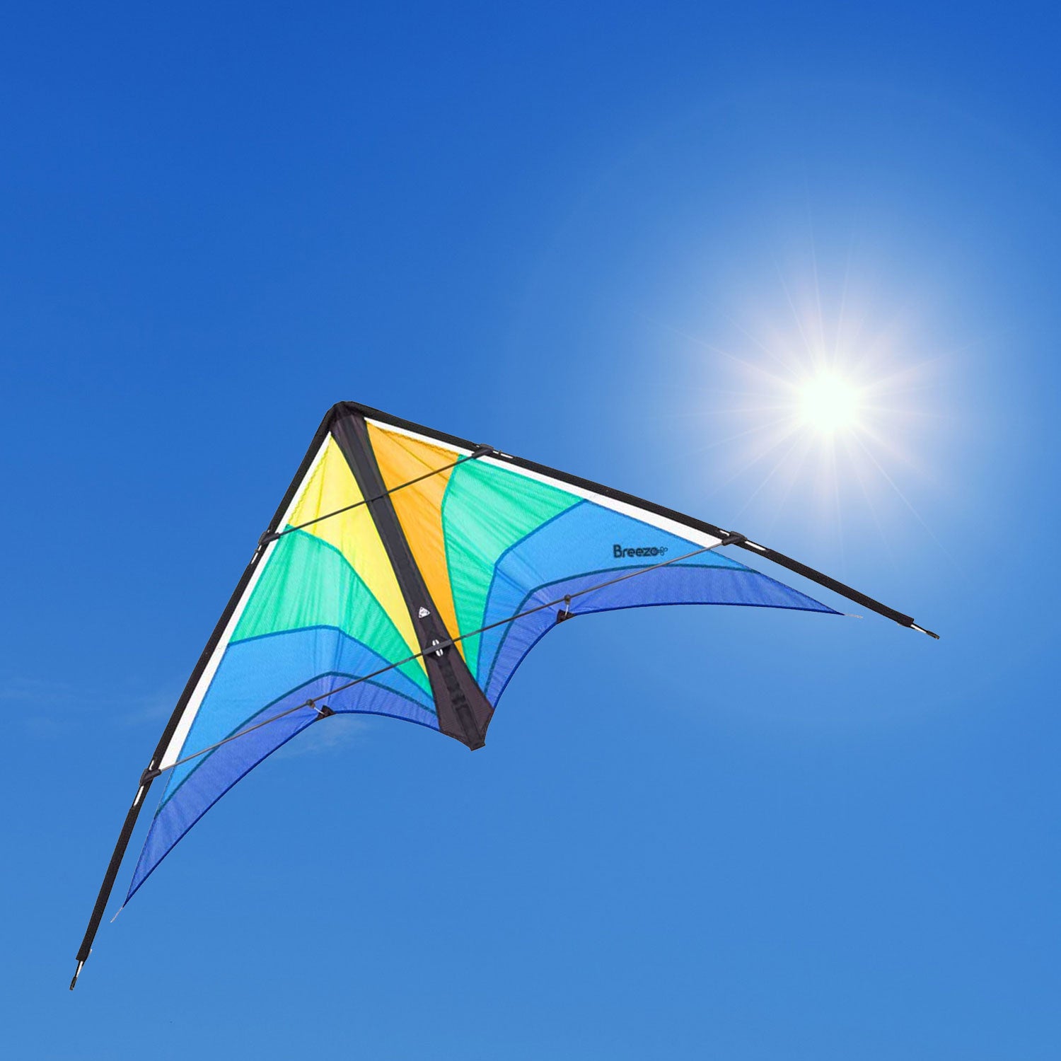 HQ Kinderdrachen Zweileiner Lenkdrachen HQ Breezo Freeze R2F 170 cm