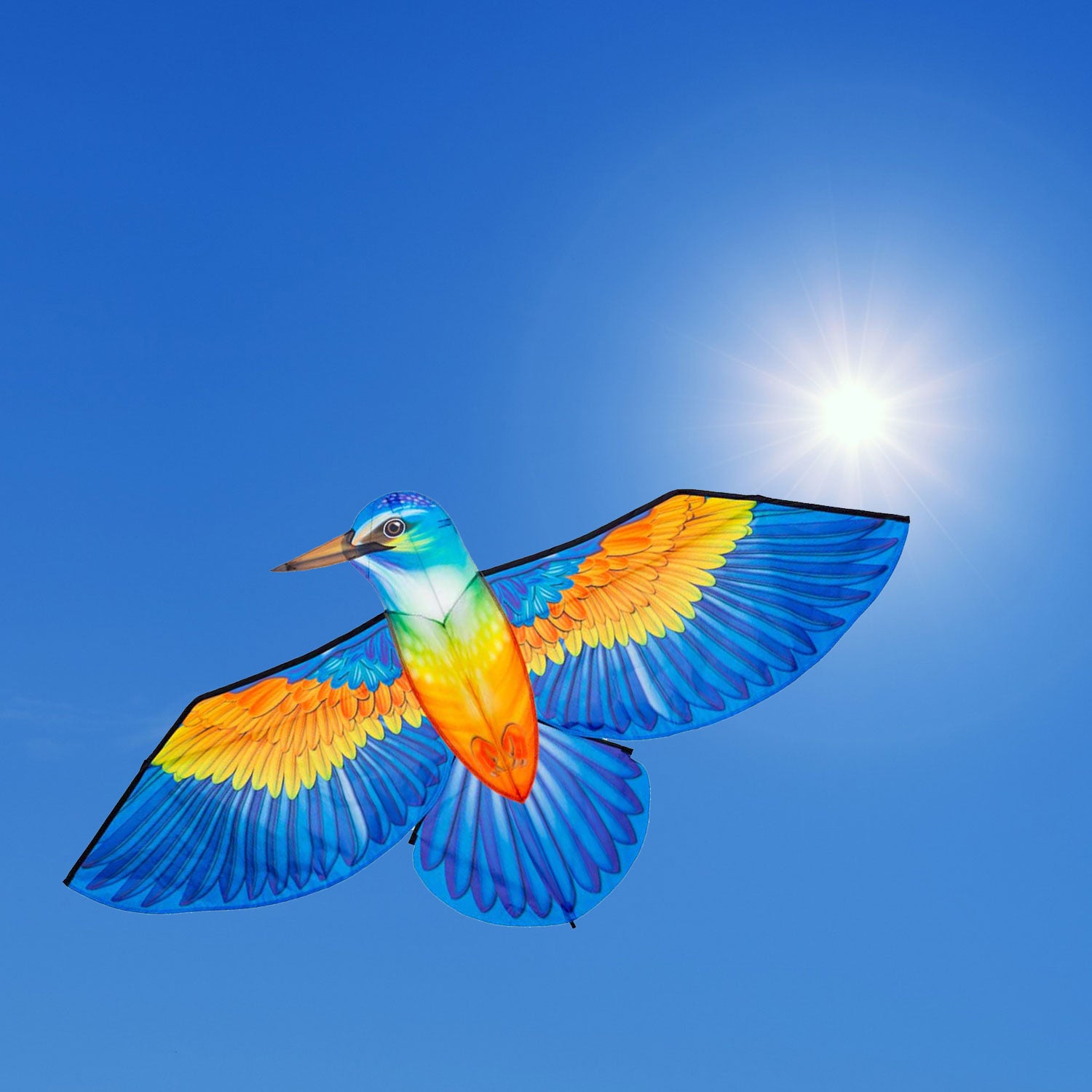 HQ Kinderdrachen Einleiner HQ Bird Kite Kingfisher 175 cm