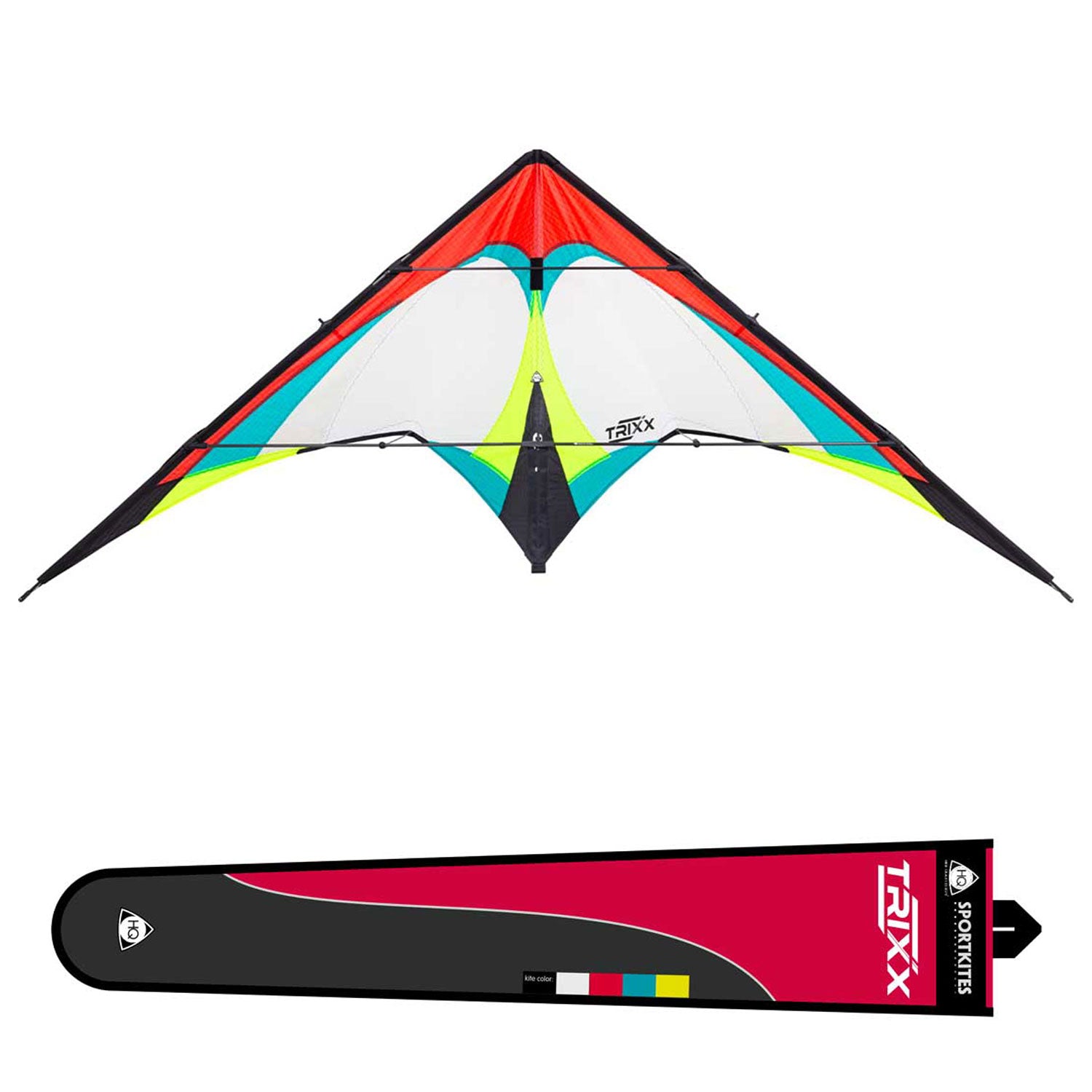 HQ Zweileiner Lenkdrachen HQ Trixx R2F 195 cm