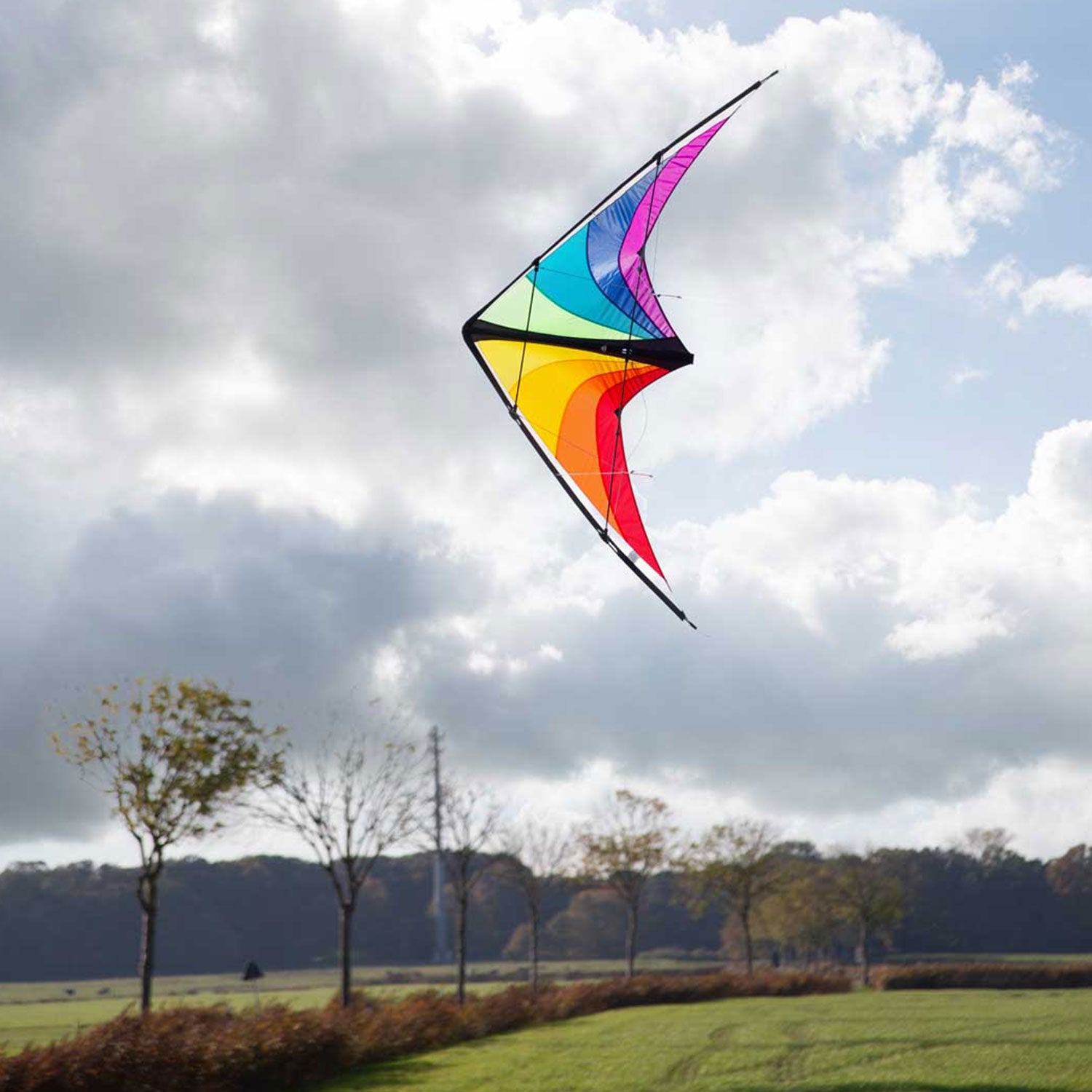 HQ Kinderdrachen Zweileiner Lenkdrachen HQ Breezo Rainbow R2F 170 cm
