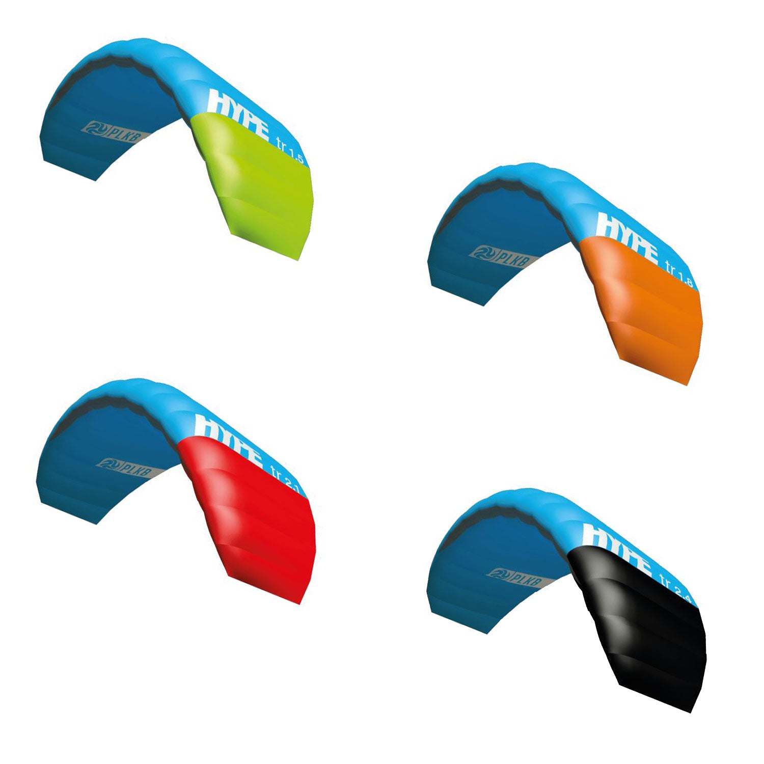PLKB Hype TR Trainer Kite | Lenkmatte 2 Leiner mit Bar Lenkdrachen Matte R2F Powerkite | von Peter Lynn Kites
