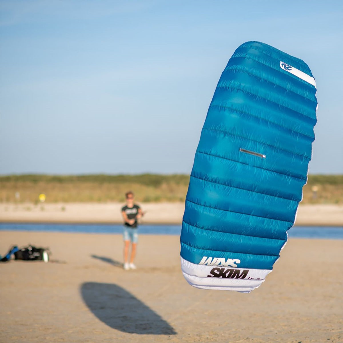 PLKB Skim TR Trainer Kite | Lenkmatte 3 Leiner mit Bar und Kite Killer Lenkdrachen Matte R2F Powerkite | von Peter Lynn Kites