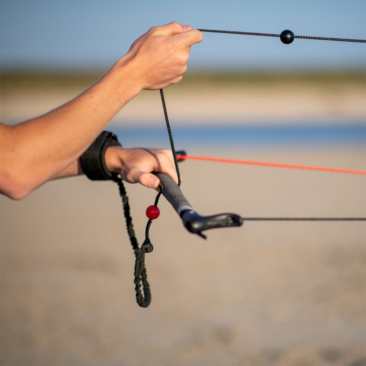 PLKB Skim TR Trainer Kite | Lenkmatte 3 Leiner mit Bar und Kite Killer Lenkdrachen Matte R2F Powerkite | von Peter Lynn Kites