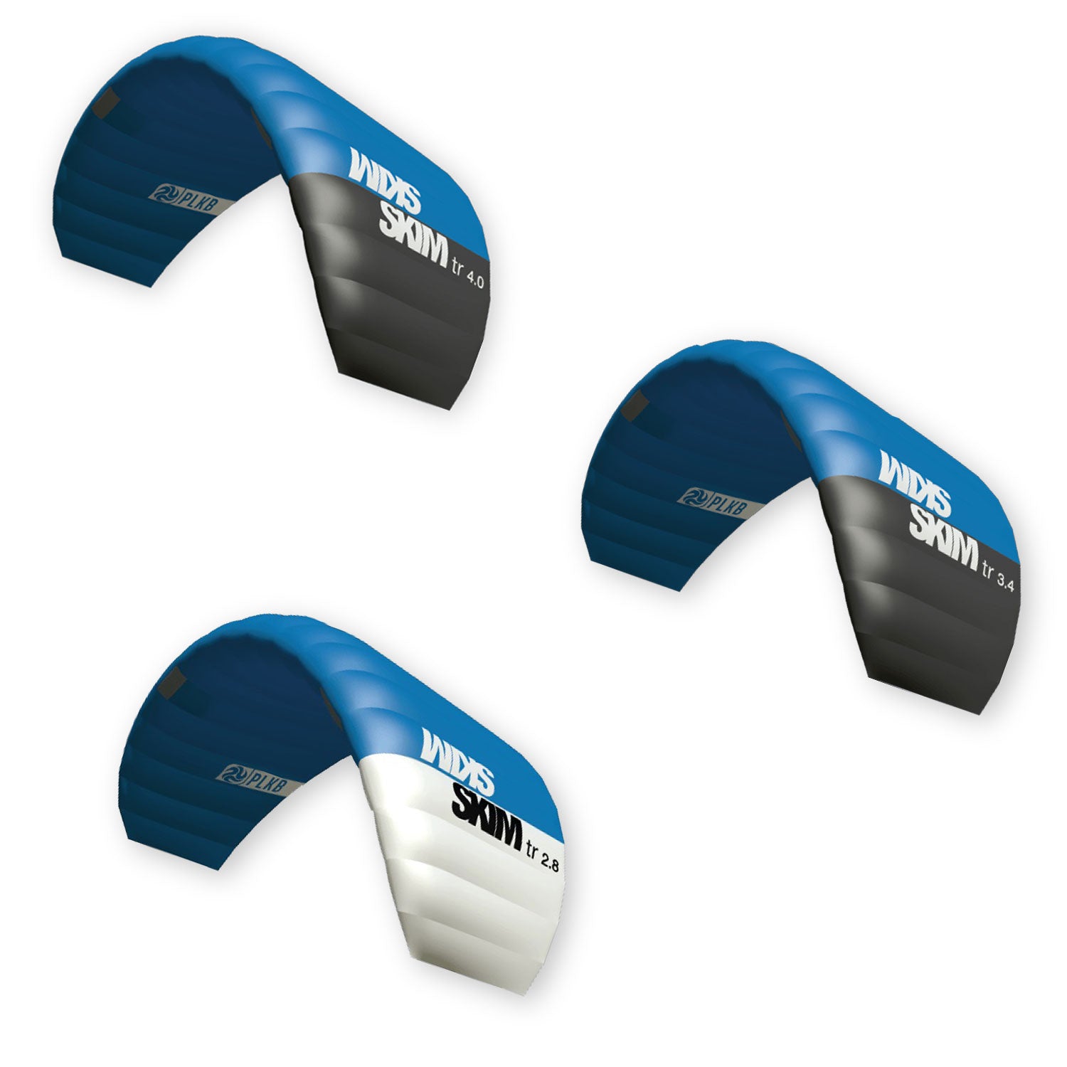 PLKB Skim TR Trainer Kite | Lenkmatte 3 Leiner mit Bar und Kite Killer Lenkdrachen Matte R2F Powerkite | von Peter Lynn Kites