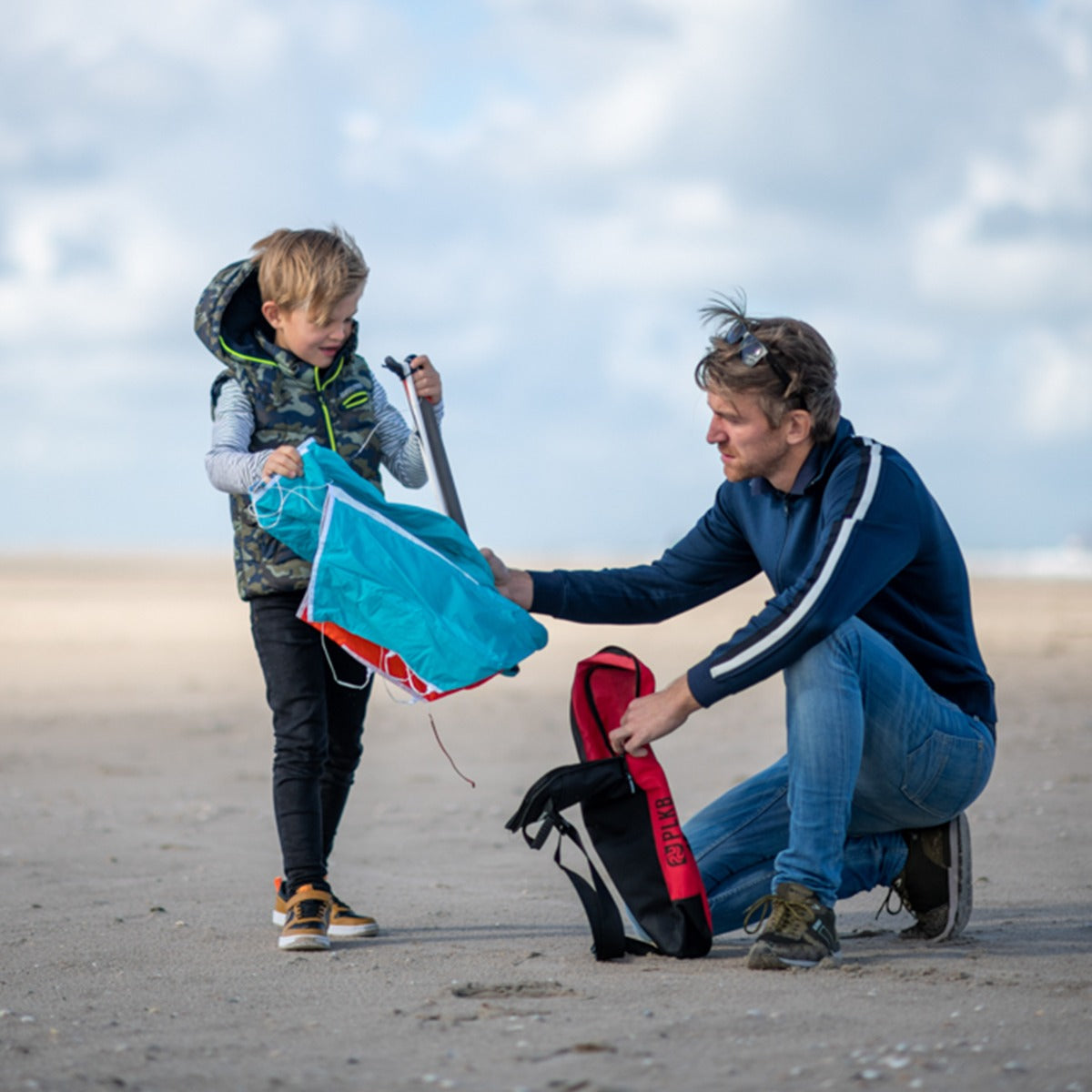 PLKB Hype TR Trainer Kite | Lenkmatte 2 Leiner mit Bar Lenkdrachen Matte R2F Powerkite | von Peter Lynn Kites