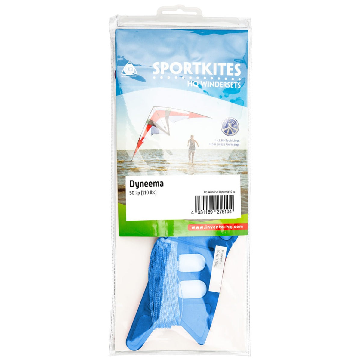 HQ Drachenschnur Drachenleine HQ Winderset Liros Dyneema 50 Kp / 2 x 25 m