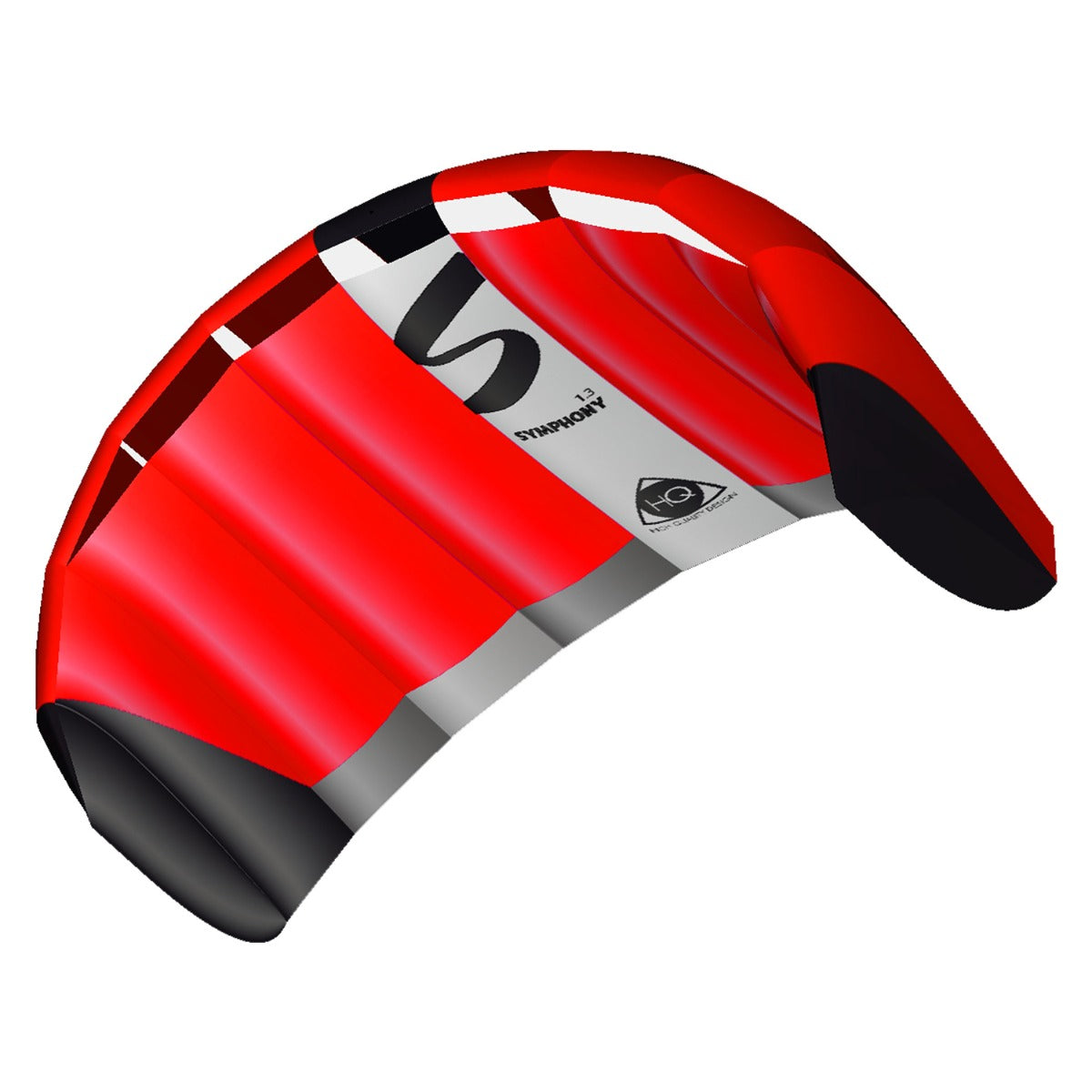 HQ Lenkmatte HQ Symphony Pro 1.3 Neon Red Allround Lenkmatte 2 Leiner Kite Matte