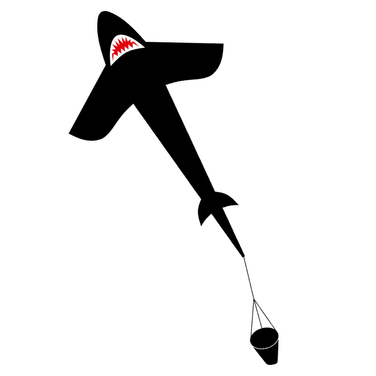 HQ Kinderdrachen Einleiner Drachen HQ Shark Kite 5 Hai Flugdrachen