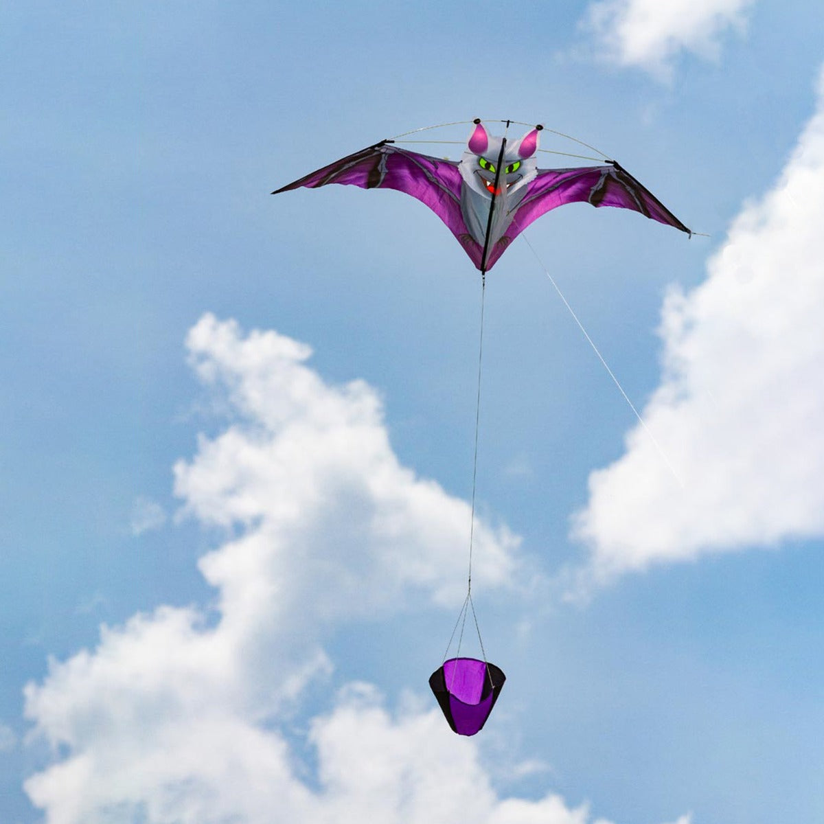 HQ Kinderdrachen Einleiner Drachen HQ Dark Fang Bat Fledermaus Flugdrachen