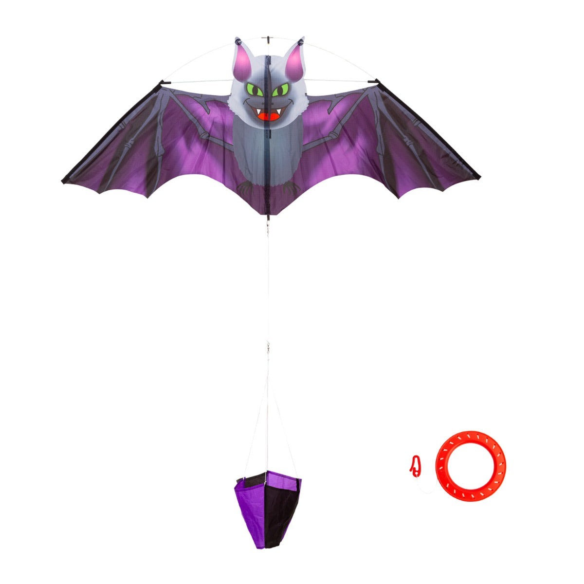 HQ Kinderdrachen Einleiner Drachen HQ Dark Fang Bat Fledermaus Flugdrachen