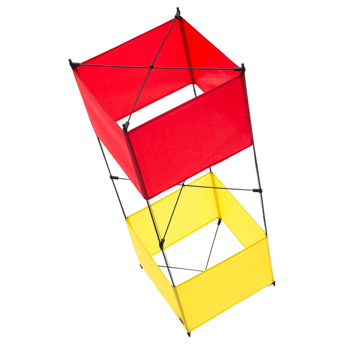 HQ Kinderdrachen Einleiner Drachen HQ F-Box Beach Rainbow 100 cm Kastendrachen Flugdrache