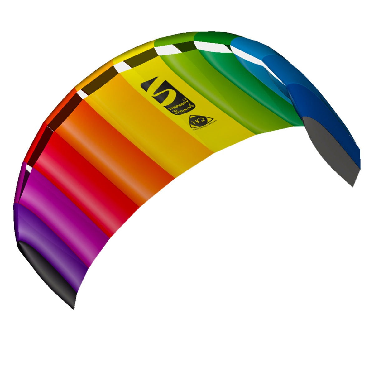 HQ Lenkmatte HQ Symphony Beach III 1.8 Sport Rainbow Controlbar Allround Lenkdrachen Kite