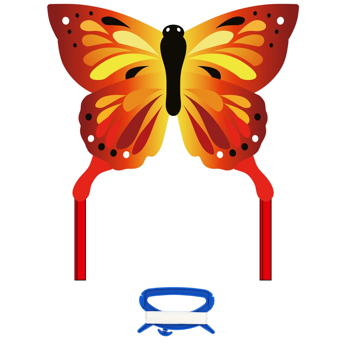 HQ Kinderdrachen Einleiner Drachen HQ Butterfly Kite Sunrise Schmetterling Flugdrache