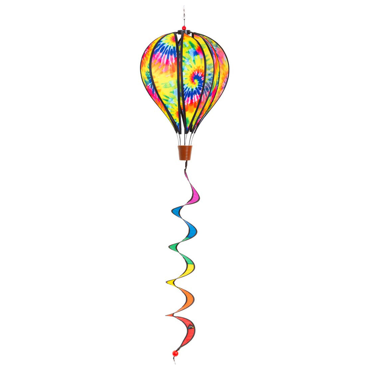 HQ Windspiel Heißluftballon HQ Hot Air Balloon Twist Tie Dye Windsack Garten Dekoration