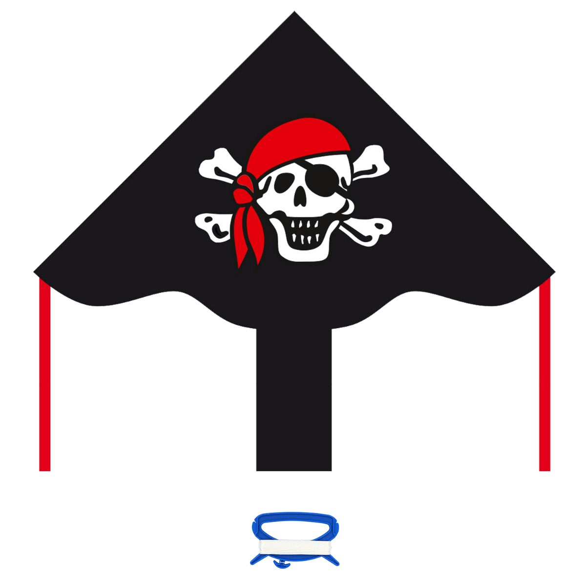 HQ Kinderdrachen Einleiner Drachen HQ Simple Flyer Jolly Roger 85 cm Flugdrachen