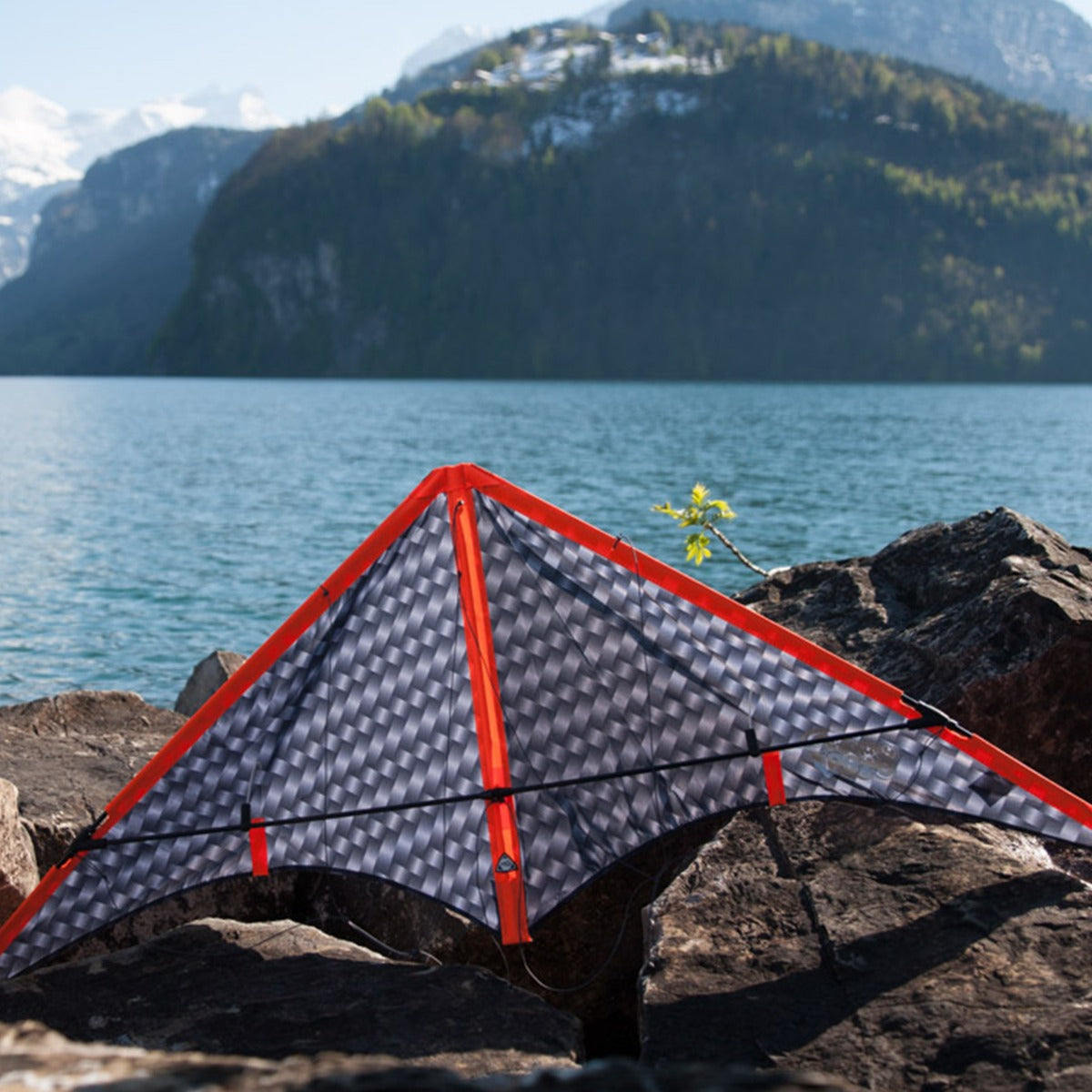 HQ Lenkdrachen HQ Stormy Pete Graphite 140 cm Speed & Power Drachen