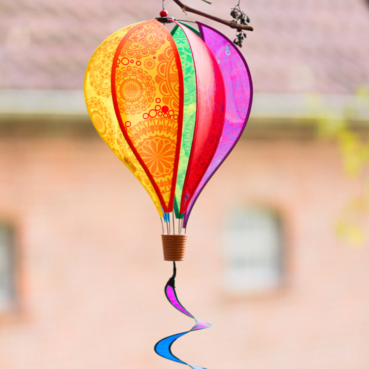 HQ Windspiel Heißluftballon HQ Hot Air Balloon Twist Victorian Style Windsack Garten Dekoration