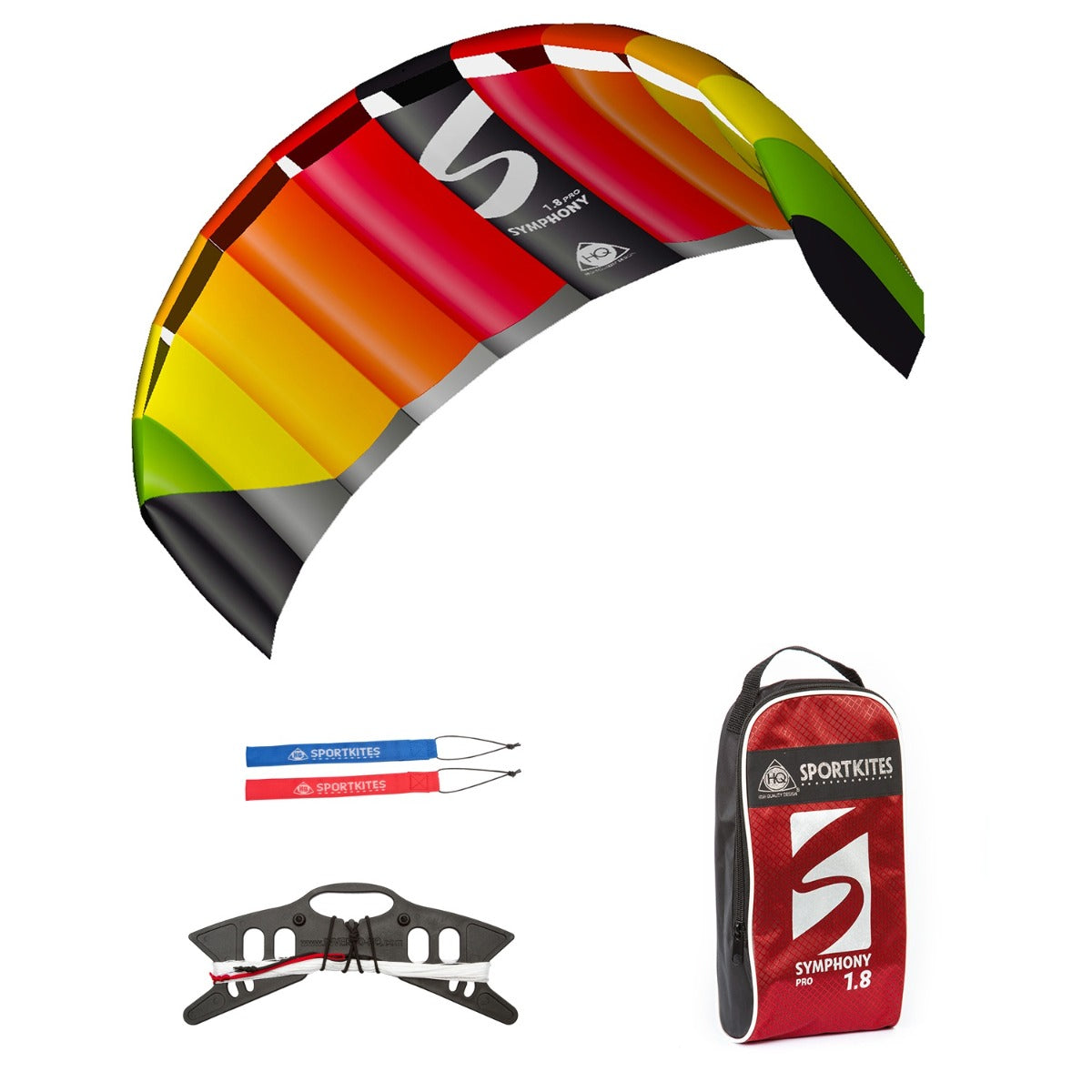 HQ Lenkmatte HQ Symphony Pro 1.8 Rainbow Allround Lenkmatte 2 Leiner Kite Matte
