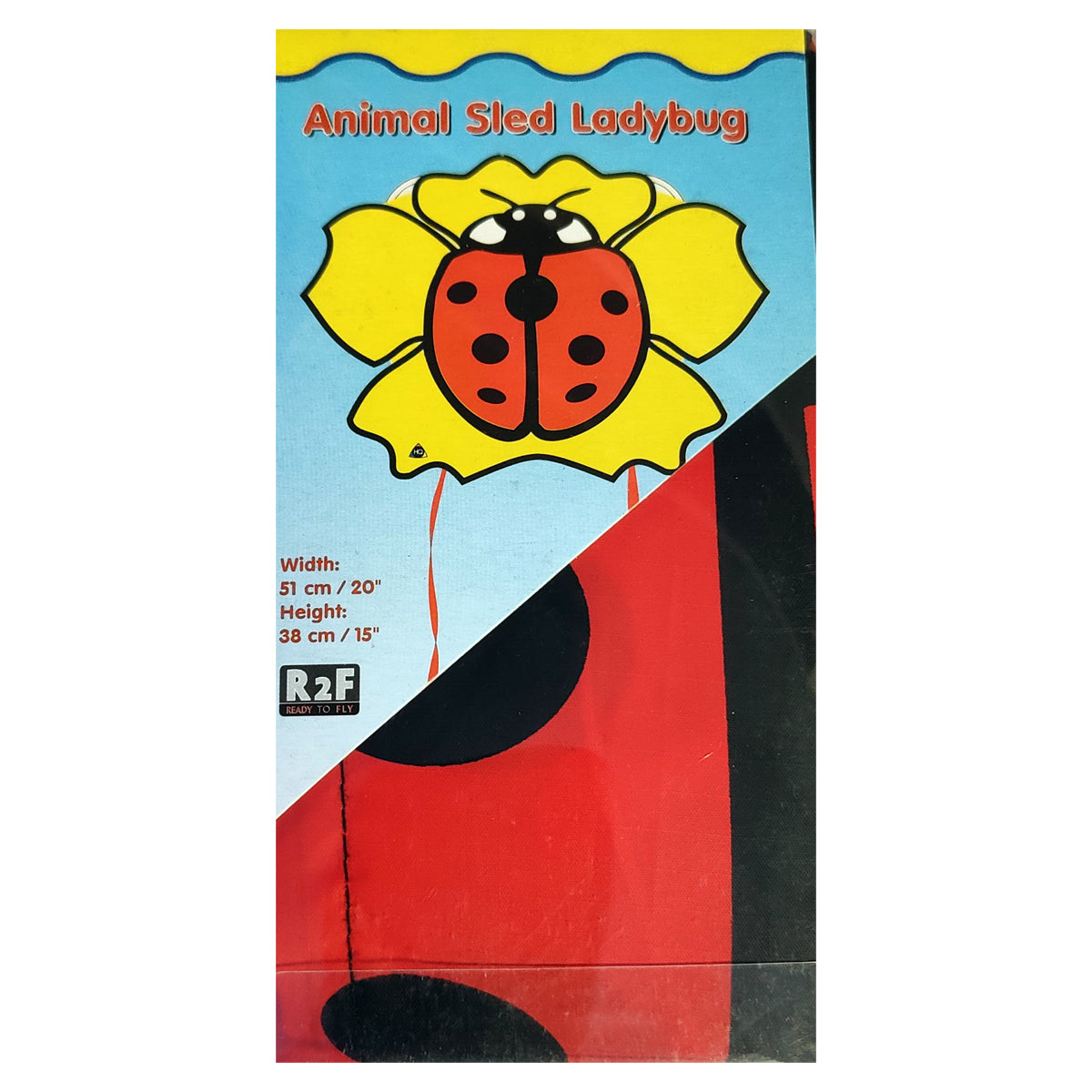 HQ Kinderdrachen Einleiner HQ Animal Sled Ladybug Flugdrachen