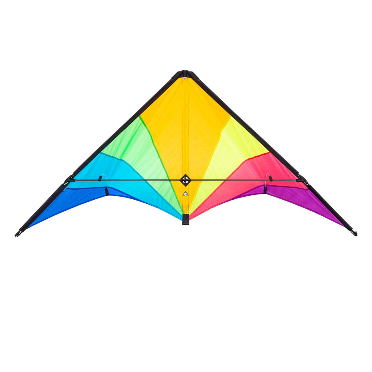 HQ Lenkdrachen HQ Delta Hawk Neon-Rainbow 146 cm Speed & Power Drachen