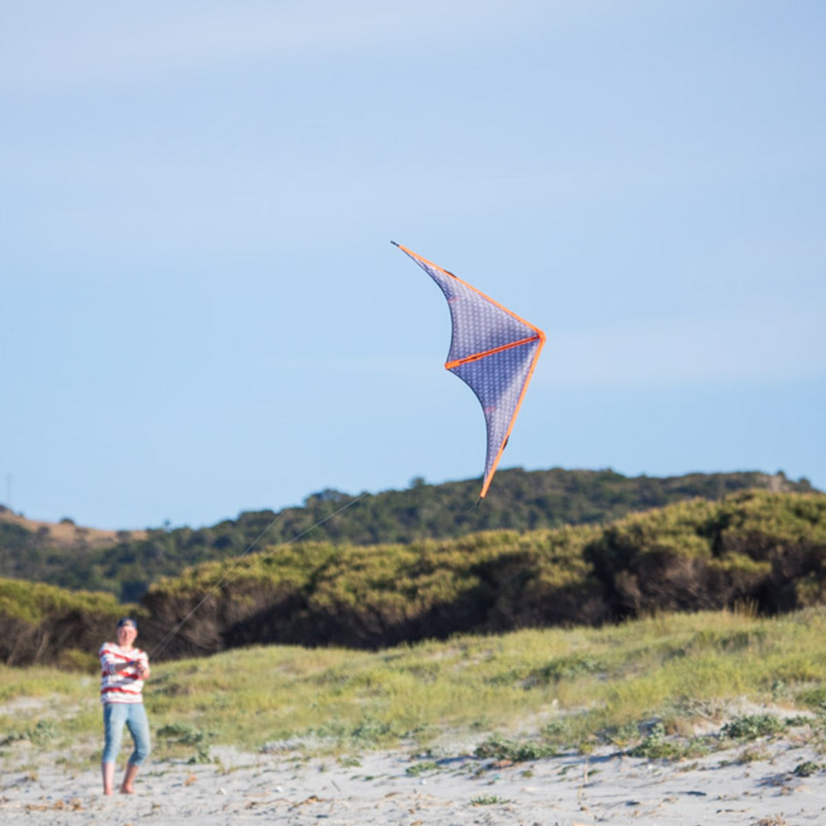 HQ Lenkdrachen HQ Stormy Pete Graphite 140 cm Speed & Power Drachen