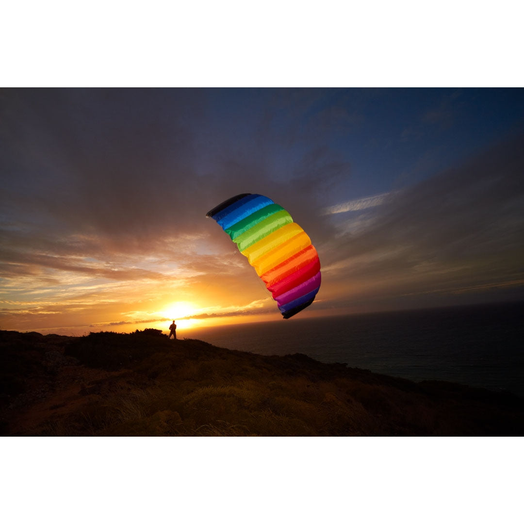 HQ Lenkmatte HQ Symphony Beach III 1.3 Rainbow Ready to Fly Lenkmatte 2 Leiner Kite Matte