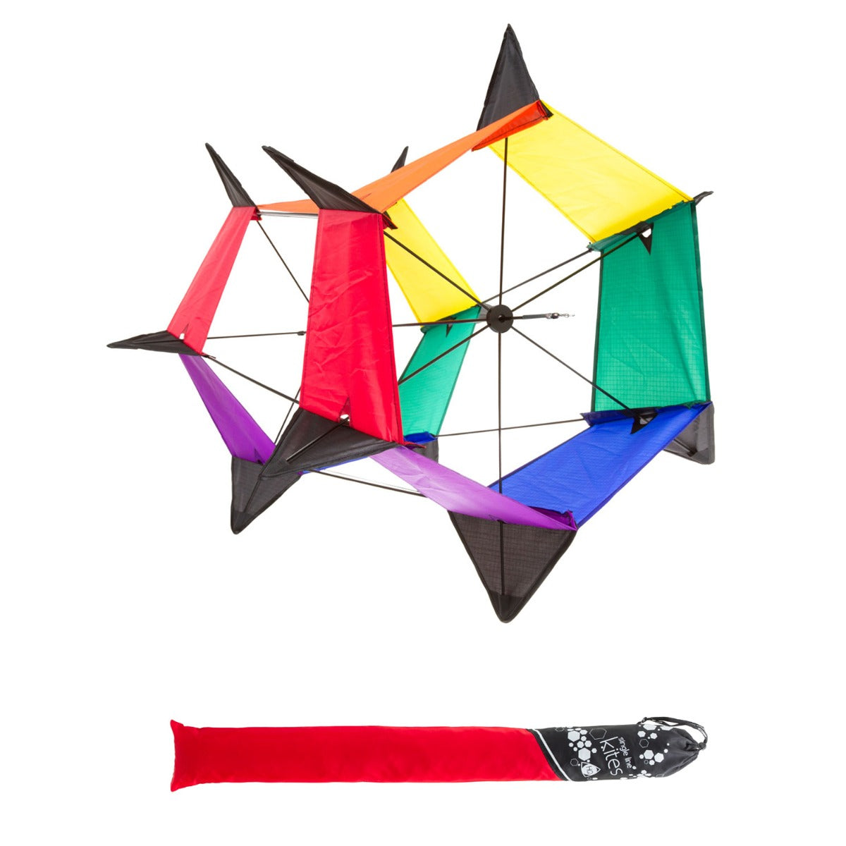 HQ Kinderdrachen Einleiner Drachen HQ Roto Kastendrachen 86 cm Flugdrache