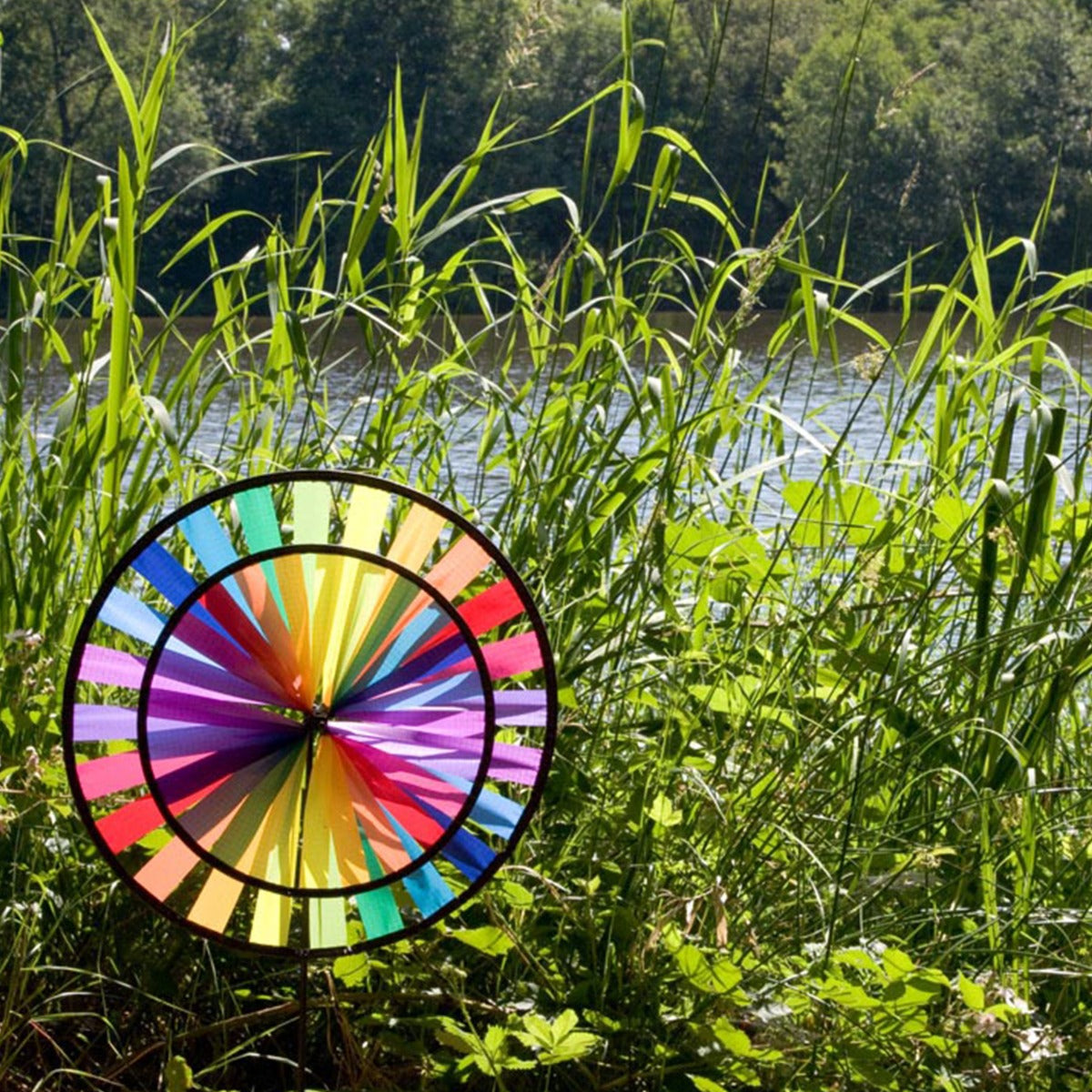 HQ Windspiel HQ Magic Wheel Duett Rainbow 44x96 cm Windrad