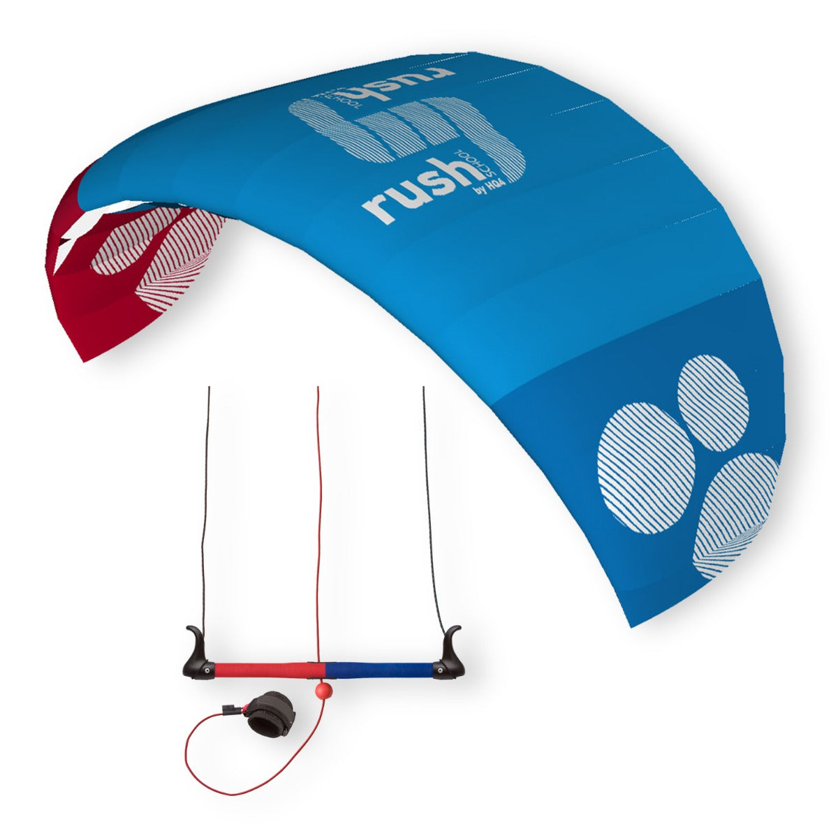 HQ4 Rush Pro School 300 Lenkmatte HQ Kite Trainerkites mit Control Bar Dreileiner Powerkite