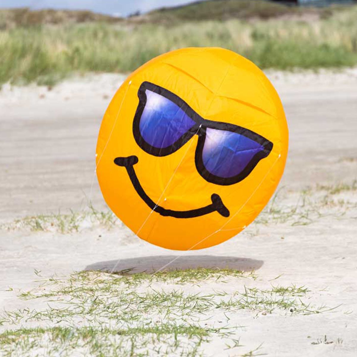 HQ Bodenwindspiel HQ Bouncing Moodeez Cool 100 cm bunte Windspiele für den Garten oder Strand