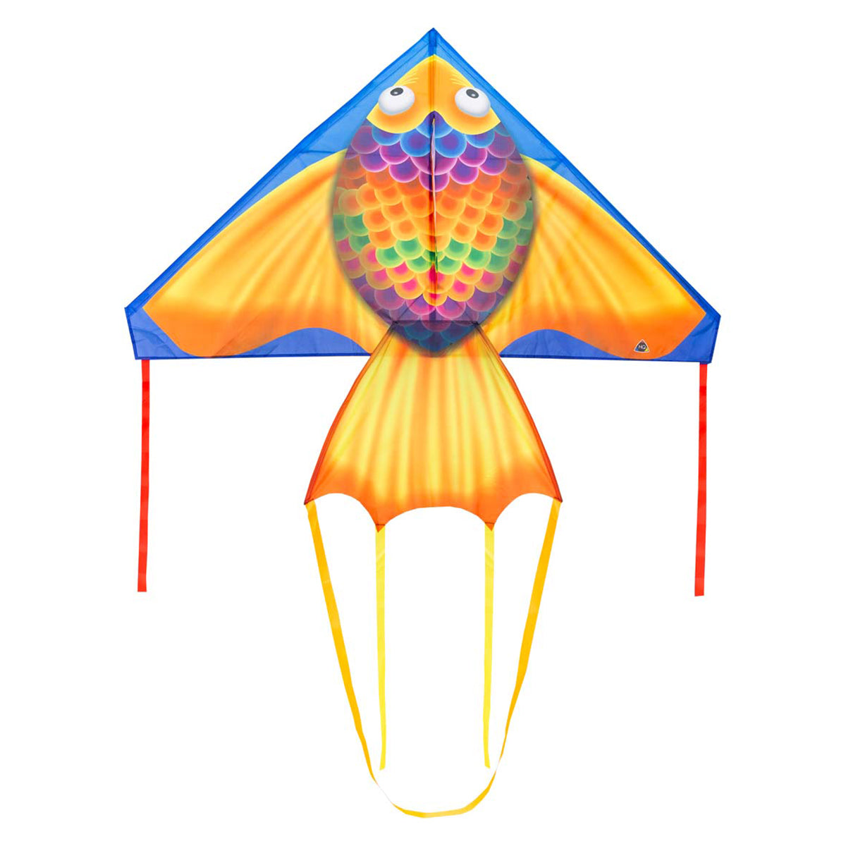 HQ Kinderdrachen Einleiner Drachen HQ Delta Rainbow Fish 140 cm Flugdrache
